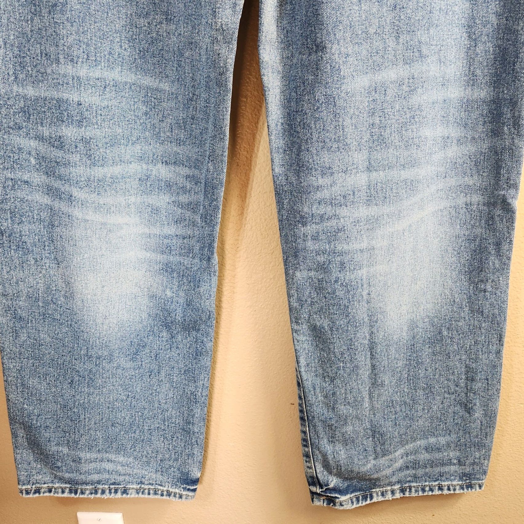 Vintage Refuge Jeans |11| High Rise Wide Leg Medium Wash 100% Cotton Refug​e Womens Jeans Size 32" / US 10 / IT 46 - 7 Thumbnail