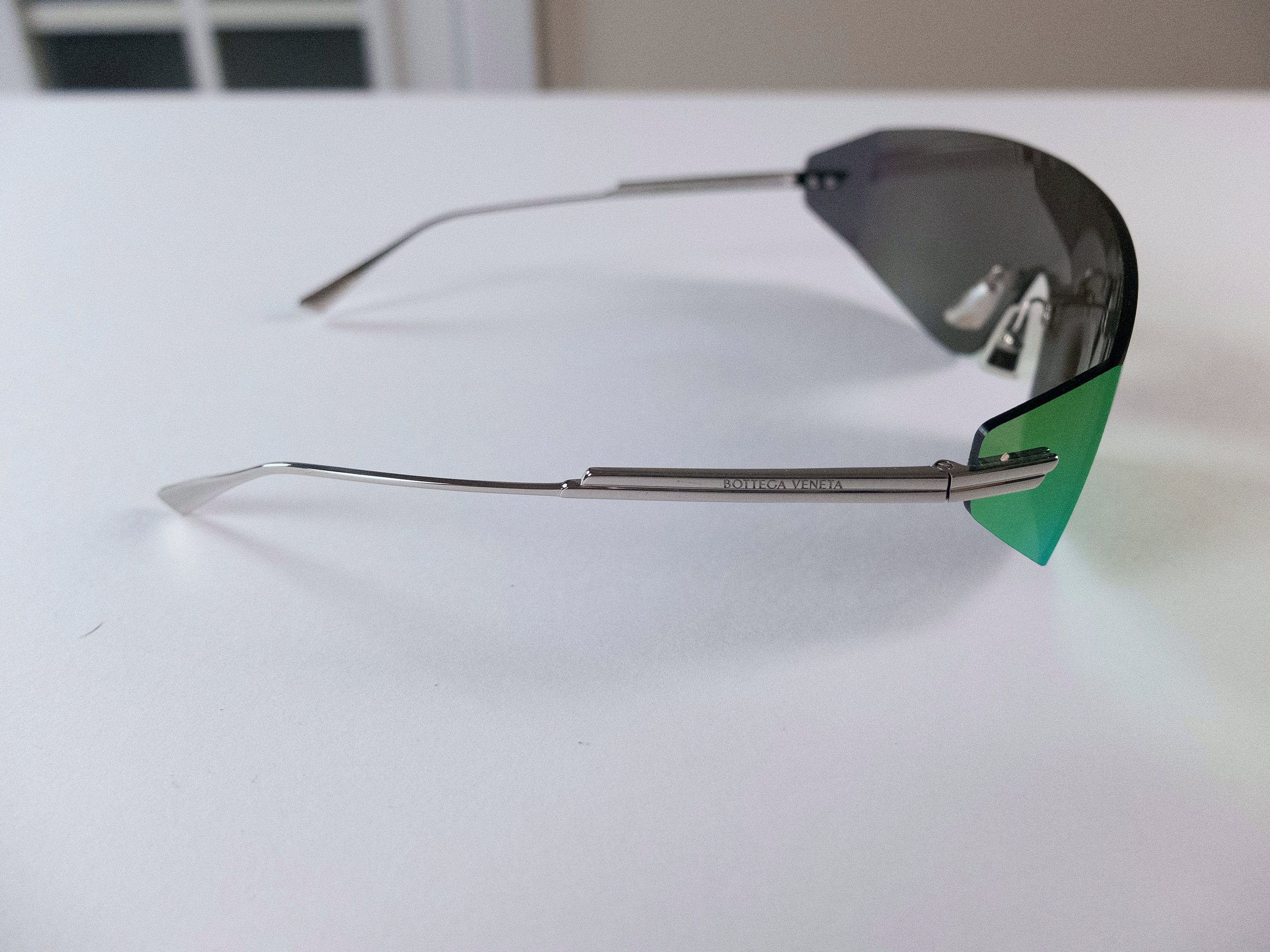Bottega Veneta BOTTEGA VENETA green Shield mirrored sunglasses BV1199S Size ONE SIZE - 5 Thumbnail