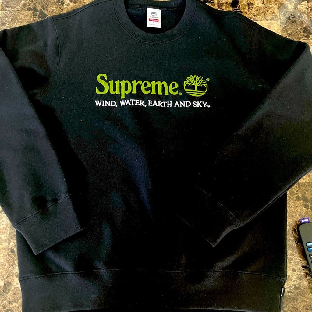Supreme SUPREME+TIMBERLAND BLACK CREWNECK SWEATSHIRT AND SIZE M NWOT Size US M / EU 48-50 / 2 - 5 Thumbnail