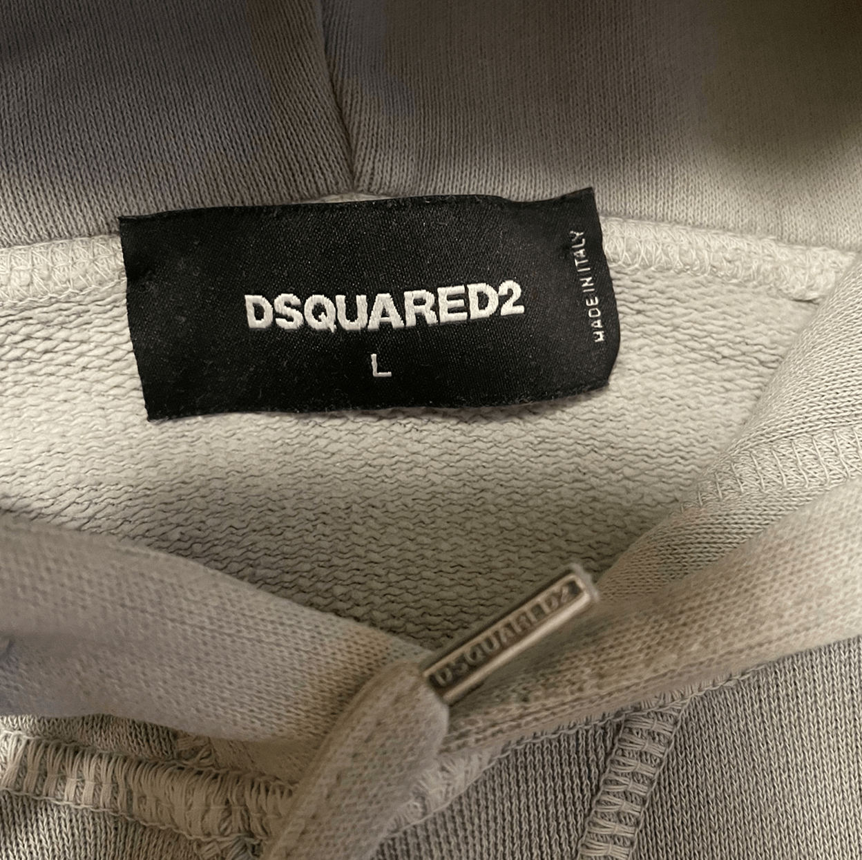 Dsquared2 DSQUARED2 gray hooded sweatshirt size L Size US L / EU 52-54 / 3 - 4 Thumbnail