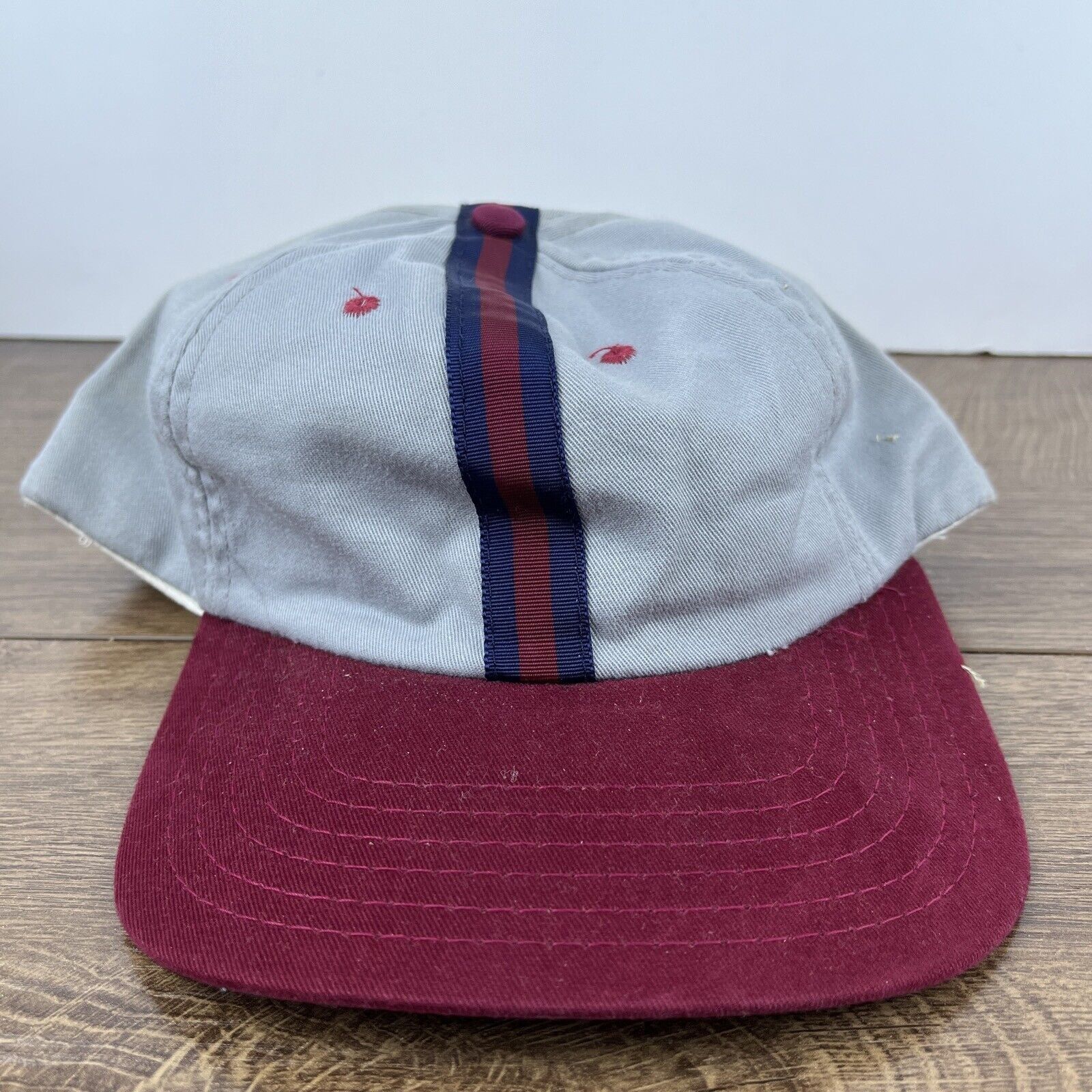 Other Gray Red Snapback Hat Athletic Adjustable Adult Size Hat Gra Size ONE SIZE - 3 Thumbnail