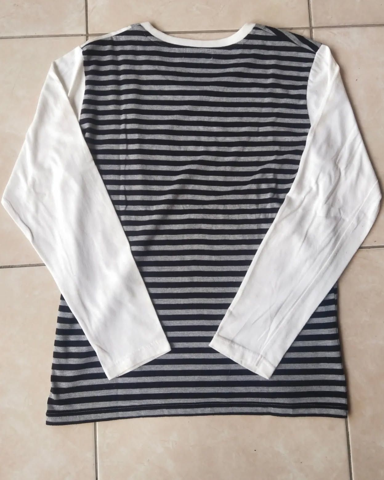 Takeo Kikuchi Takeo Kikuchi Mixed Pattern Stripes Longsleeve Size US L / EU 52-54 / 3 - 4 Thumbnail