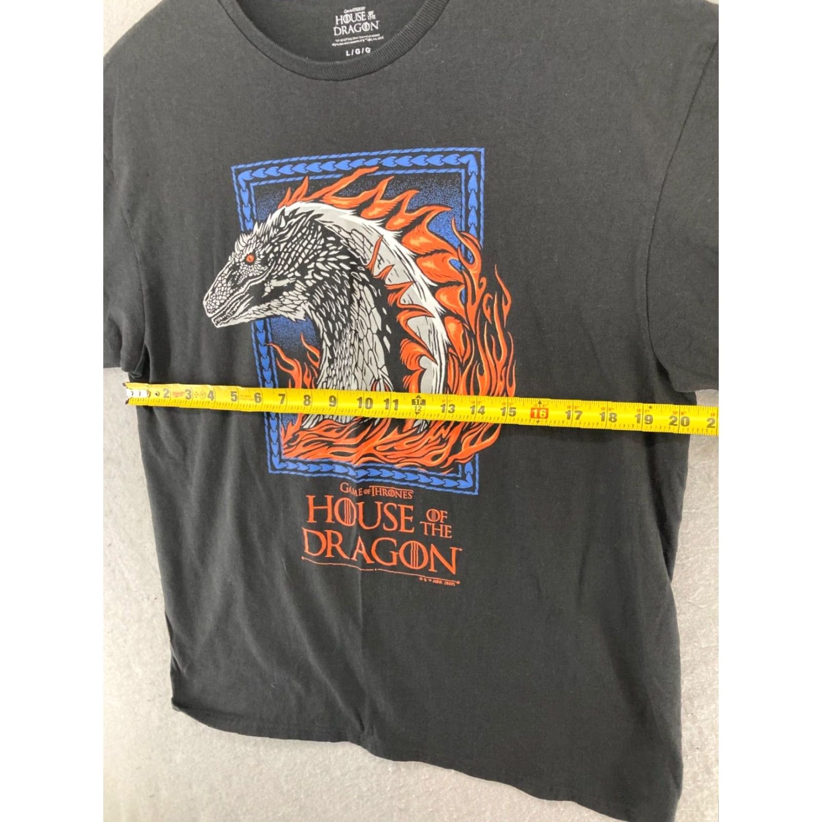 Vintage House Of The Dragon Nike Shirt Mens L Black Dragon Fire Shirt Size US L / EU 52-54 / 3 - 2 Thumbnail