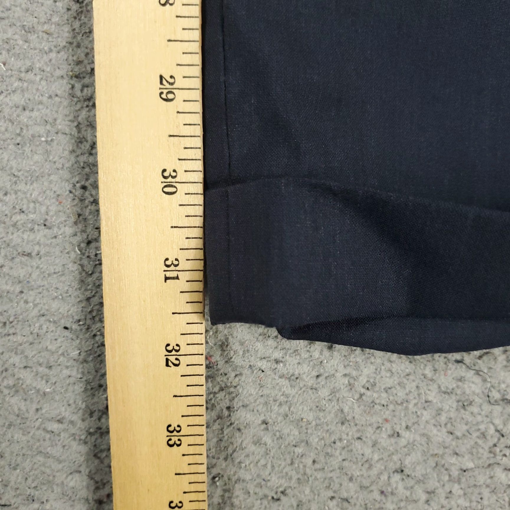 Zanella Zanella Pants Mens 40x32 Blue Pleated Cuffed Dress Slacks Trousers Chino Wool Regular Front Type Pleated Size US 40 / EU 56 - 6 Thumbnail