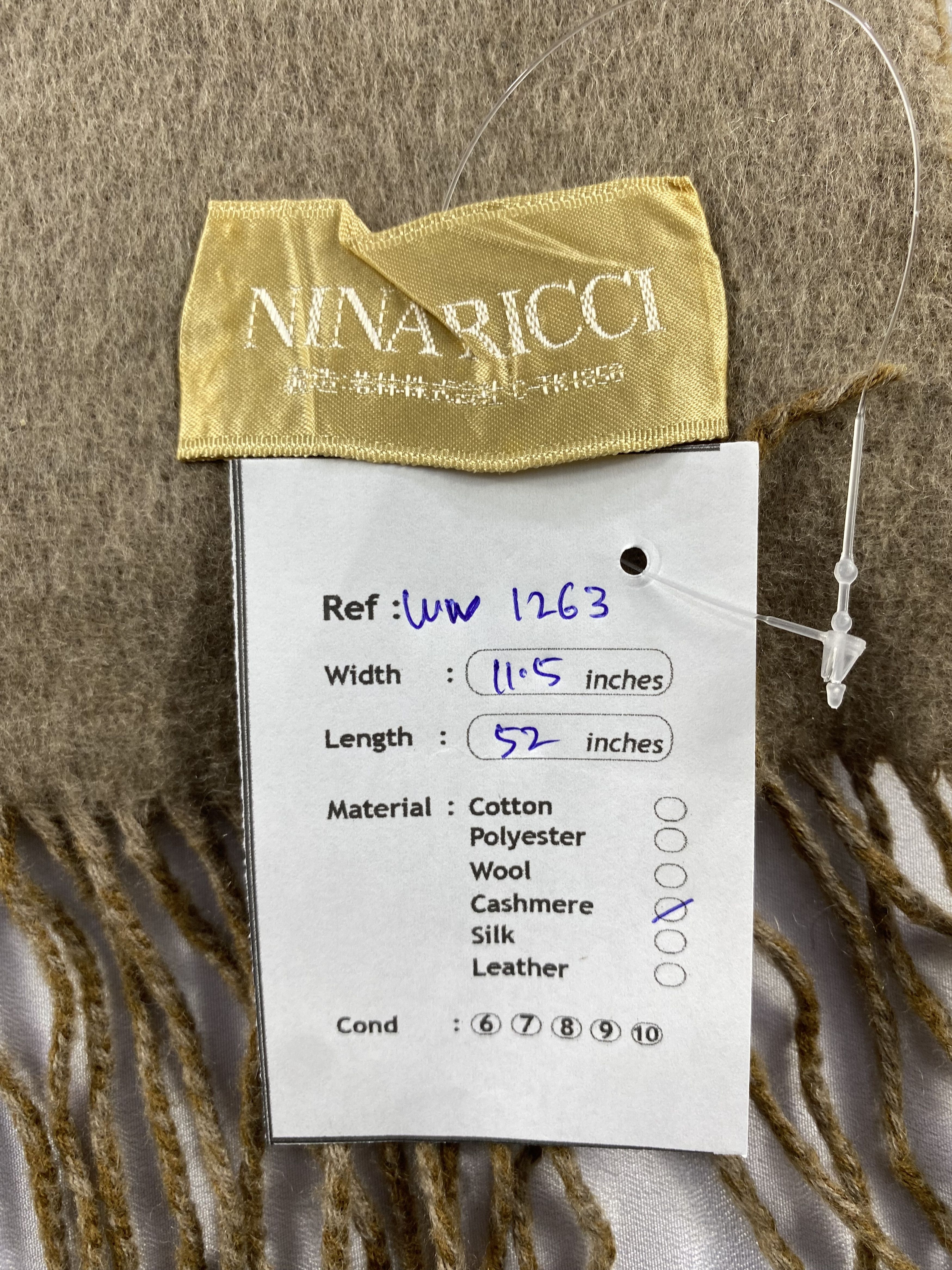 Vintage Nina Ricci Scarf / Muffler / Neckwear Size ONE SIZE - 10 Thumbnail