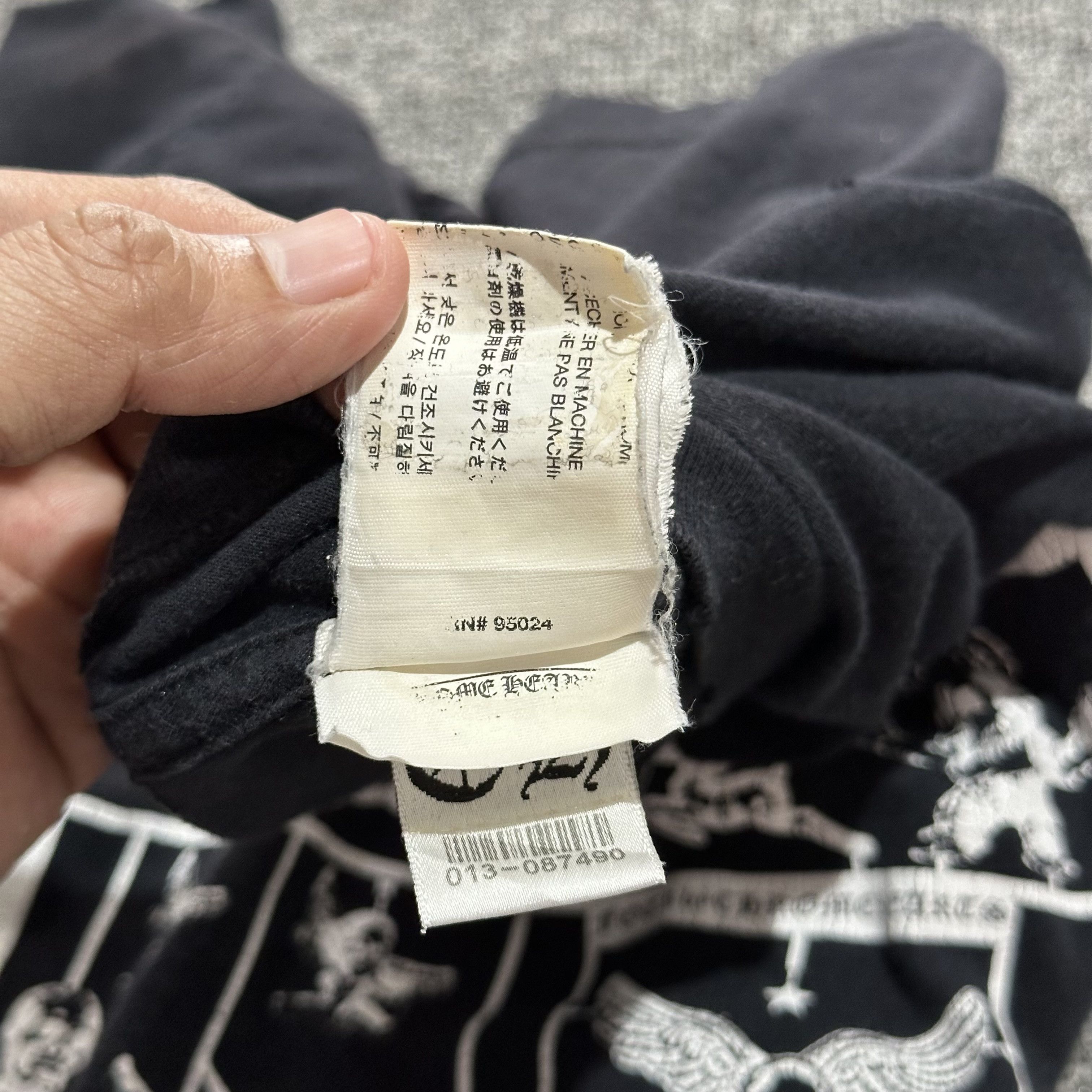 Chrome Hearts Chrome Hearts Foti Distressed Tee Size US M / EU 48-50 / 2 - 13 Thumbnail