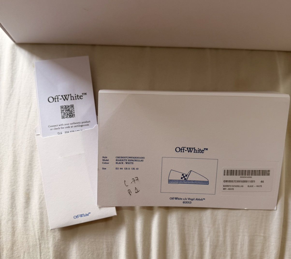 Off-White Off-White Biarritz Espadrilles Size US 11 / EU 44 - 8 Thumbnail