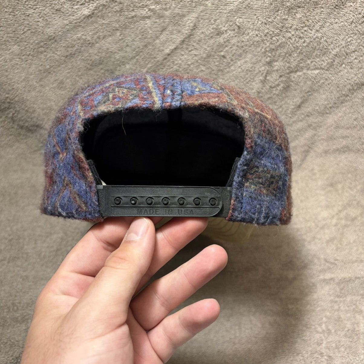 Carhartt Vintage Carhartt Aztec Wool Snapback Hat Southwestern USA Size ONE SIZE - 7 Thumbnail