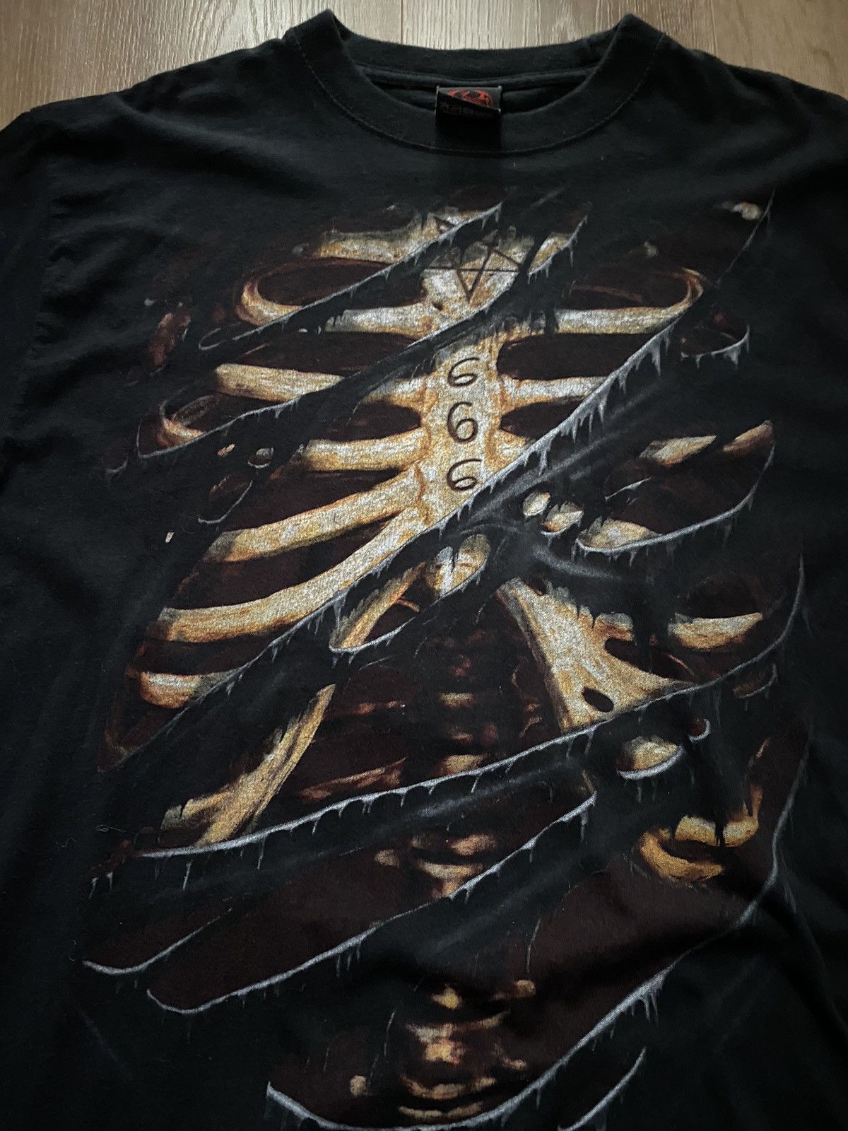 Affliction × Vintage Rare Skeleton Affliction Style Y2K Tee Size US XL / EU 56 / 4 - 2 Thumbnail