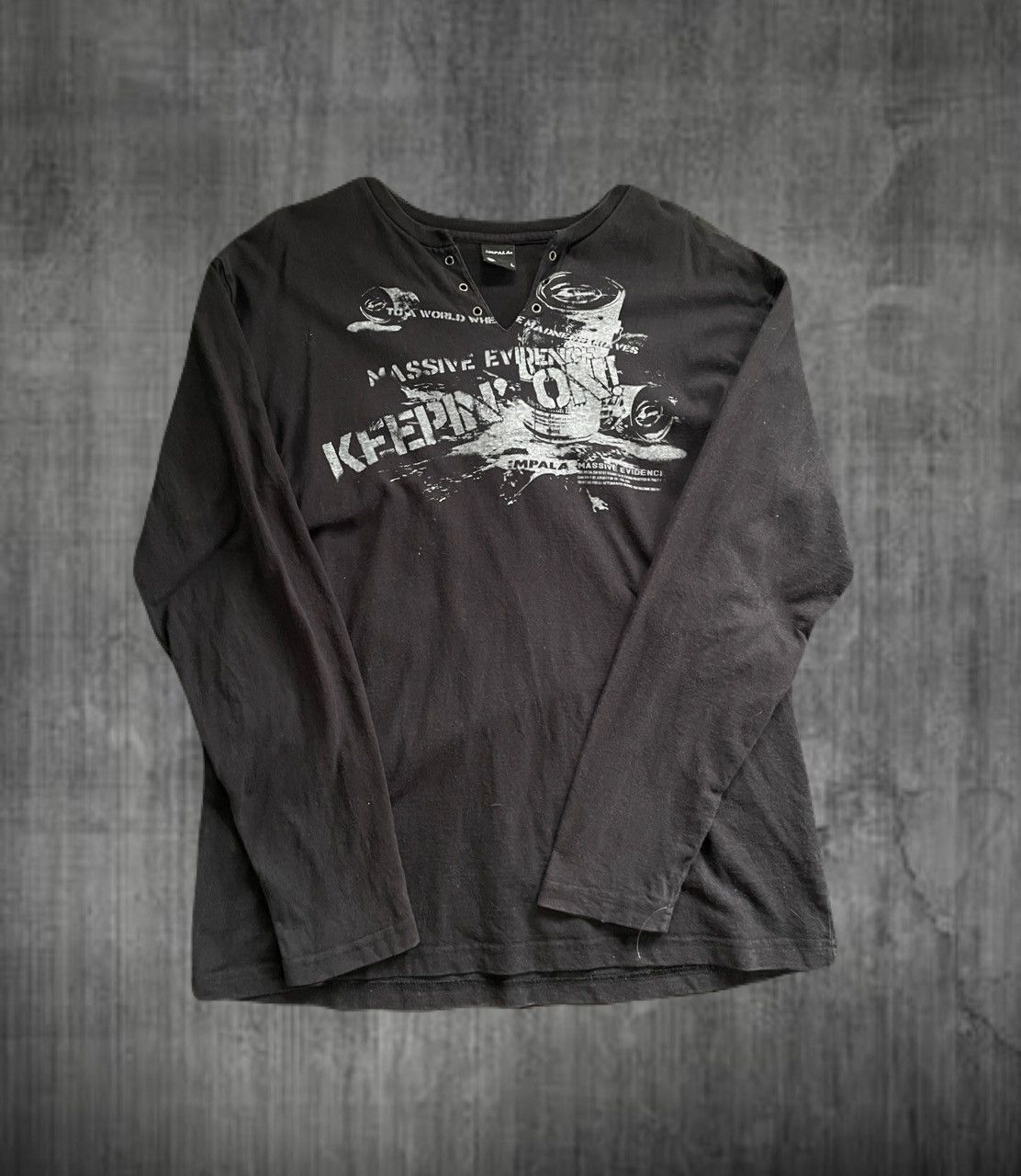 Japanese Brand LGB Dragon Trip V-Neck Longsleeve | Grailed