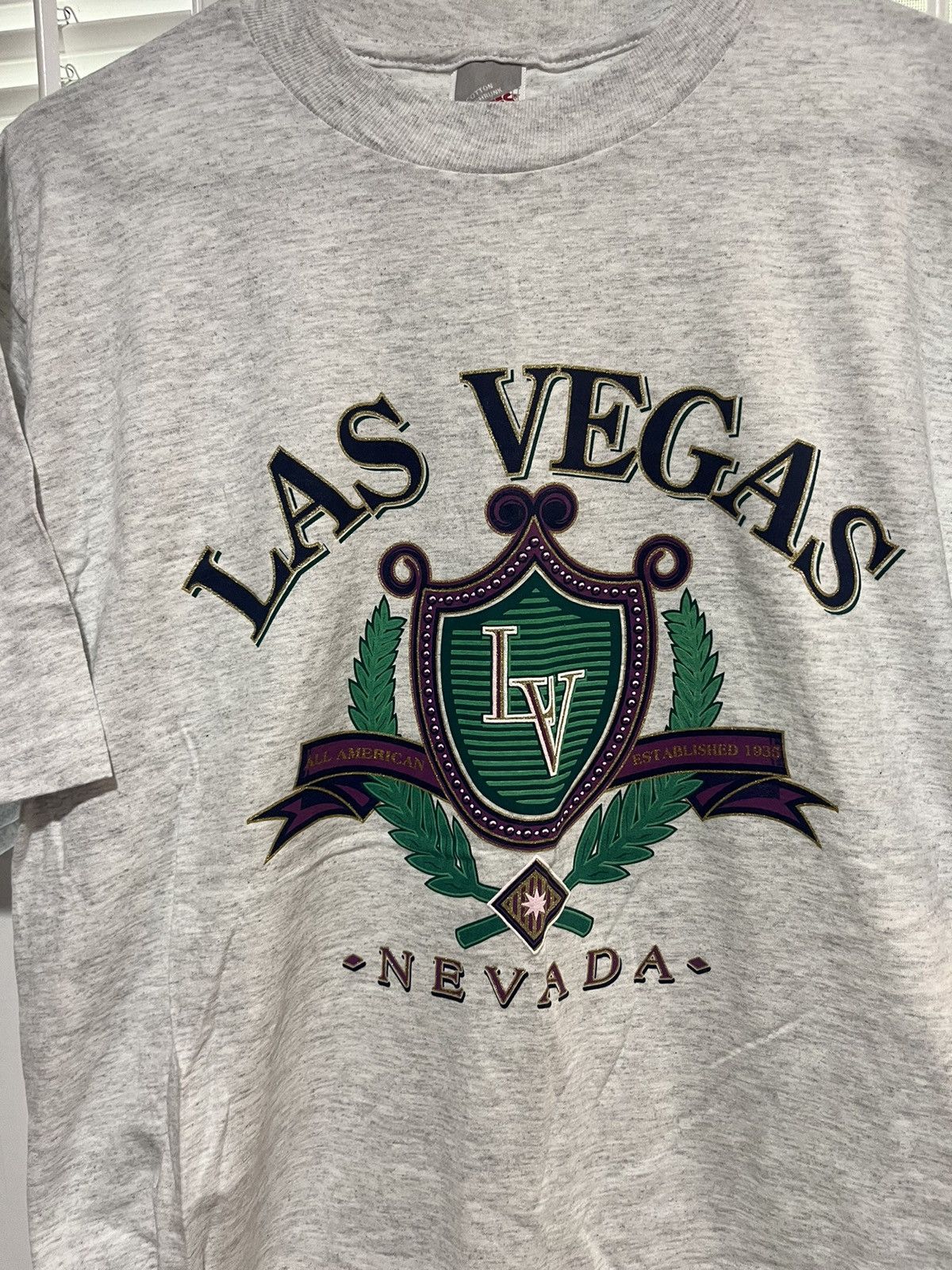Vintage Las Vegas 90s T-Shirt Large Size US L / EU 52-54 / 3 - 3 Thumbnail