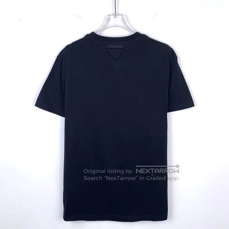Prada Prada Black Cotton Women's T-Shirt. Size S / US 4 / IT 40 - 2 Thumbnail