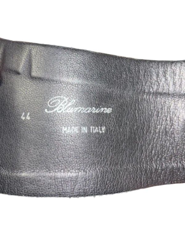 Blumarine Blumarine Black Leather Belt with Rhinestone 'B', c.2000s Size ONE SIZE - 4 Thumbnail