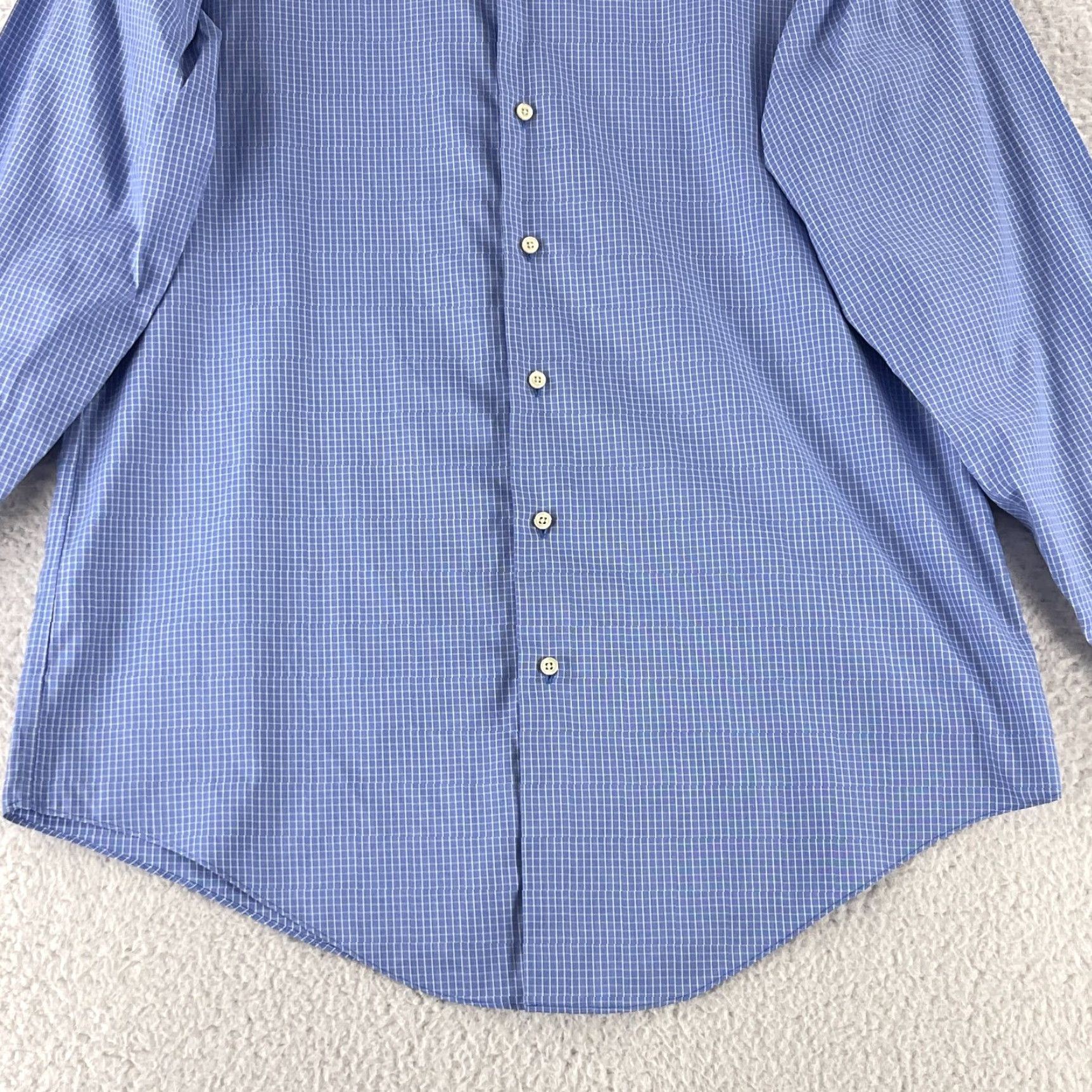 Brooks Brothers Brooks Brothers Button-Up Shirt Mens 2XL Blue Plaid Long Sleeve Non-Iron Dress Shirt Shirt Mens 2XL Blue Plaid Non-Iron Brooks Brothers Size US XXL / EU 58 / 5 - 5 Thumbnail