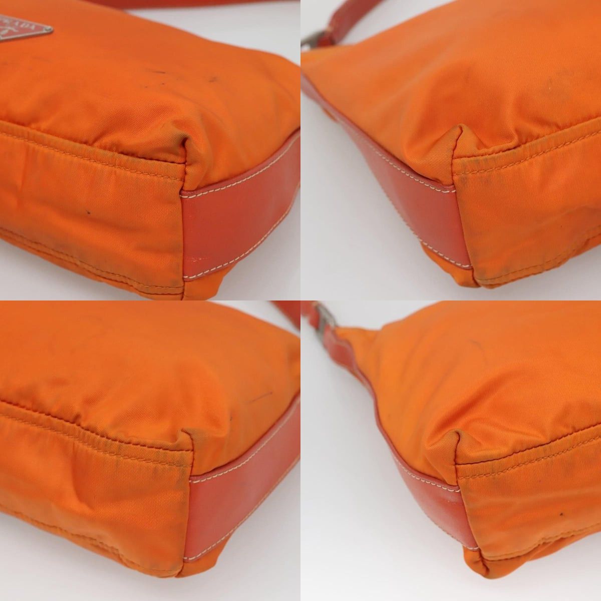 Prada PRADA Shoulder Bag Nylon Orange Silver Size ONE SIZE - 10 Thumbnail