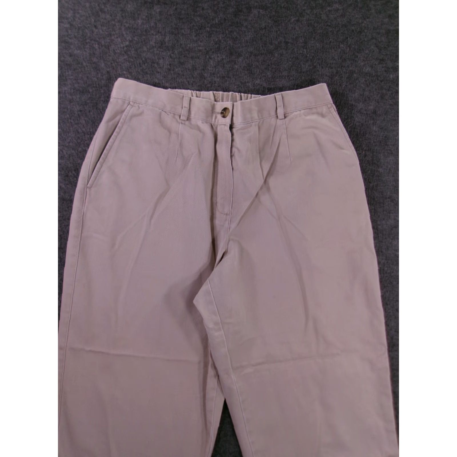 Vintage VINTAGE L.L. Bean Pants Women 12 Petite Beige Original Fit Outdoor Hiking Camping Short List 90s Nature Preppy Chino Pants Womens Size 34" / US 12 / IT 48 - 2 Thumbnail