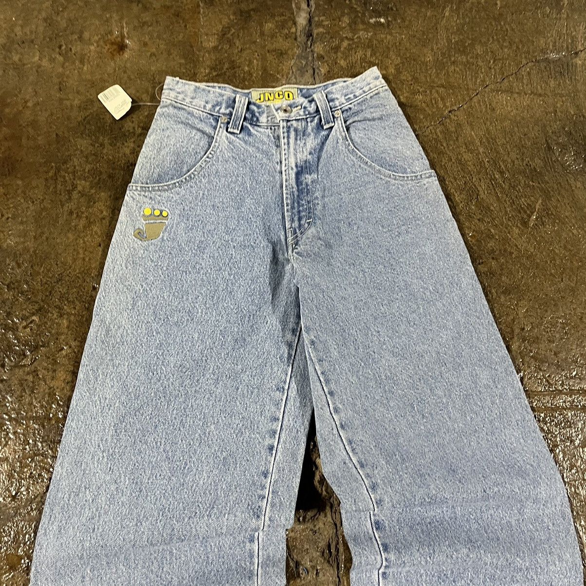 JNCO × Vintage CRAZY VINTAGE JNCO JEANS BAGGY WIDE LEG GRUNGE SKATER NWT Size US 26 / EU 42 - 9 Thumbnail