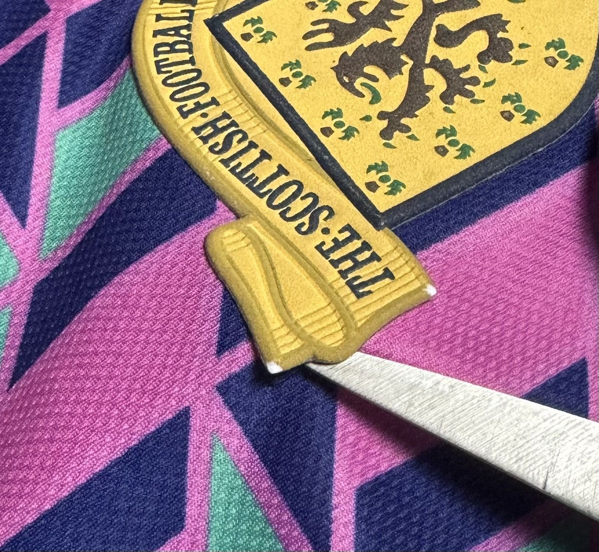 Vintage Scotland 1988 1989 Retro Football Shirt Soccer Jersey Size US S / EU 44-46 / 1 - 9 Thumbnail