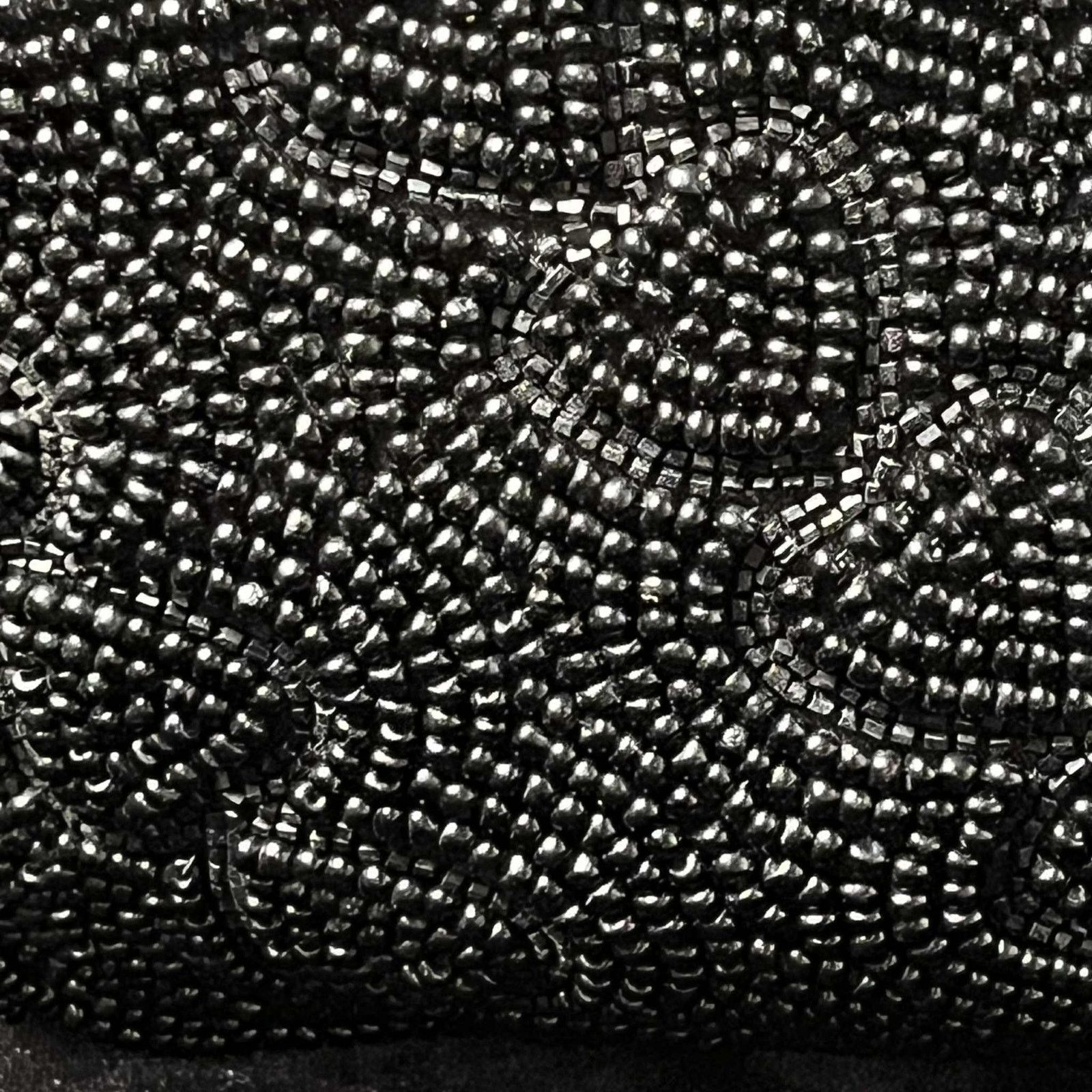 Other 90s Black Beaded Heart Clutch Size ONE SIZE - 4 Thumbnail