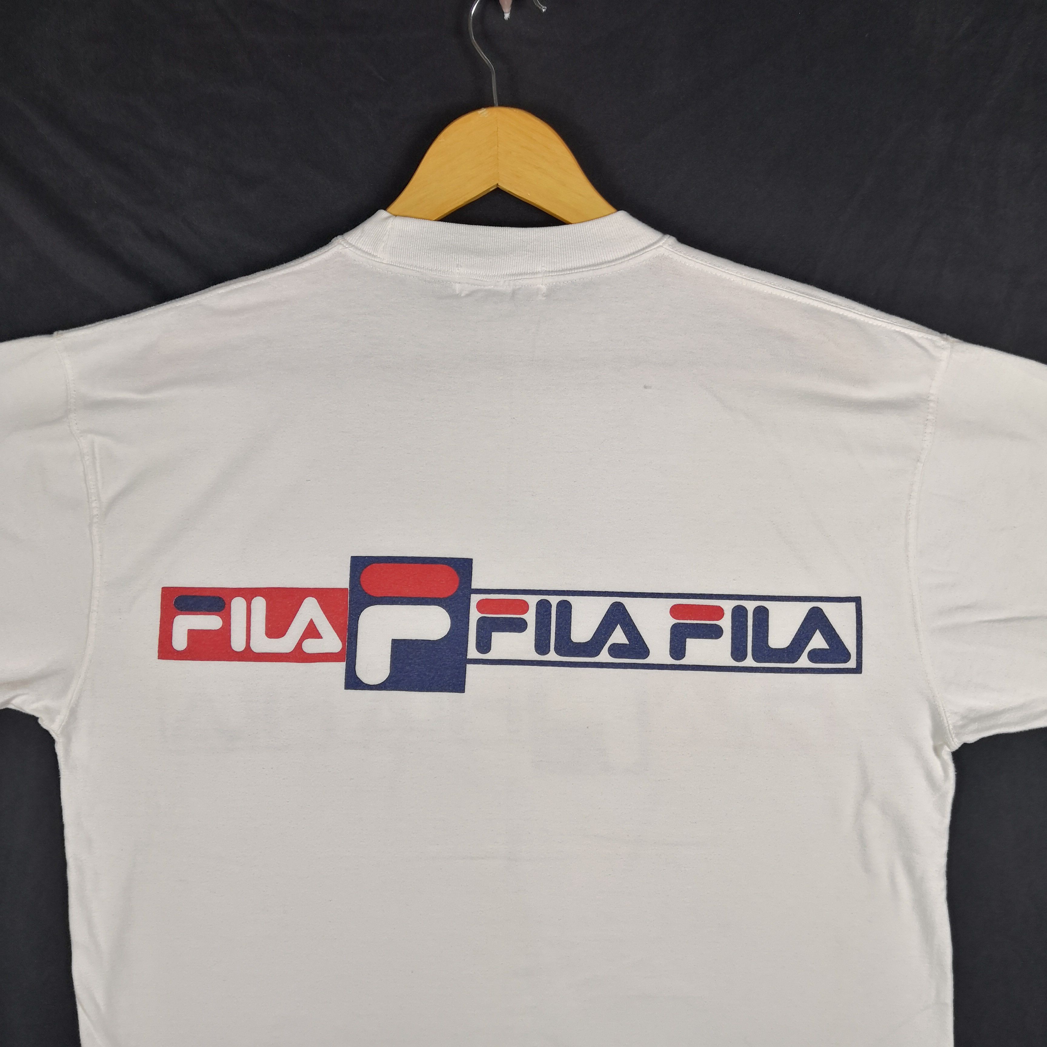 Fila Vintage 90s Fila T-Shirt Streetwear Fila Crewneck 56789 Size US L / EU 52-54 / 3 - 4 Thumbnail