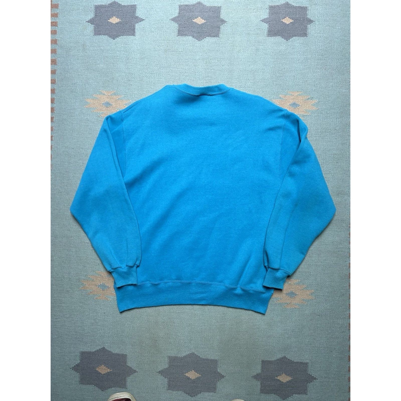 Altea VINTAGE Russell Athletic Sweatshirt Crewneck Teal Blue USA Large 90s 80s Pullover Mens Size US L / EU 52-54 / 3 - 6 Thumbnail