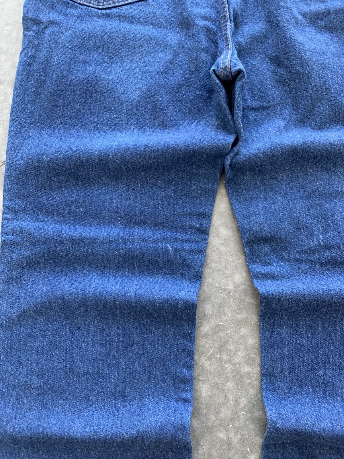 Vintage × Wrangler Vintage 70s Maverick Bootcut Jeans Dark Wash Size US 35 - 3 Thumbnail