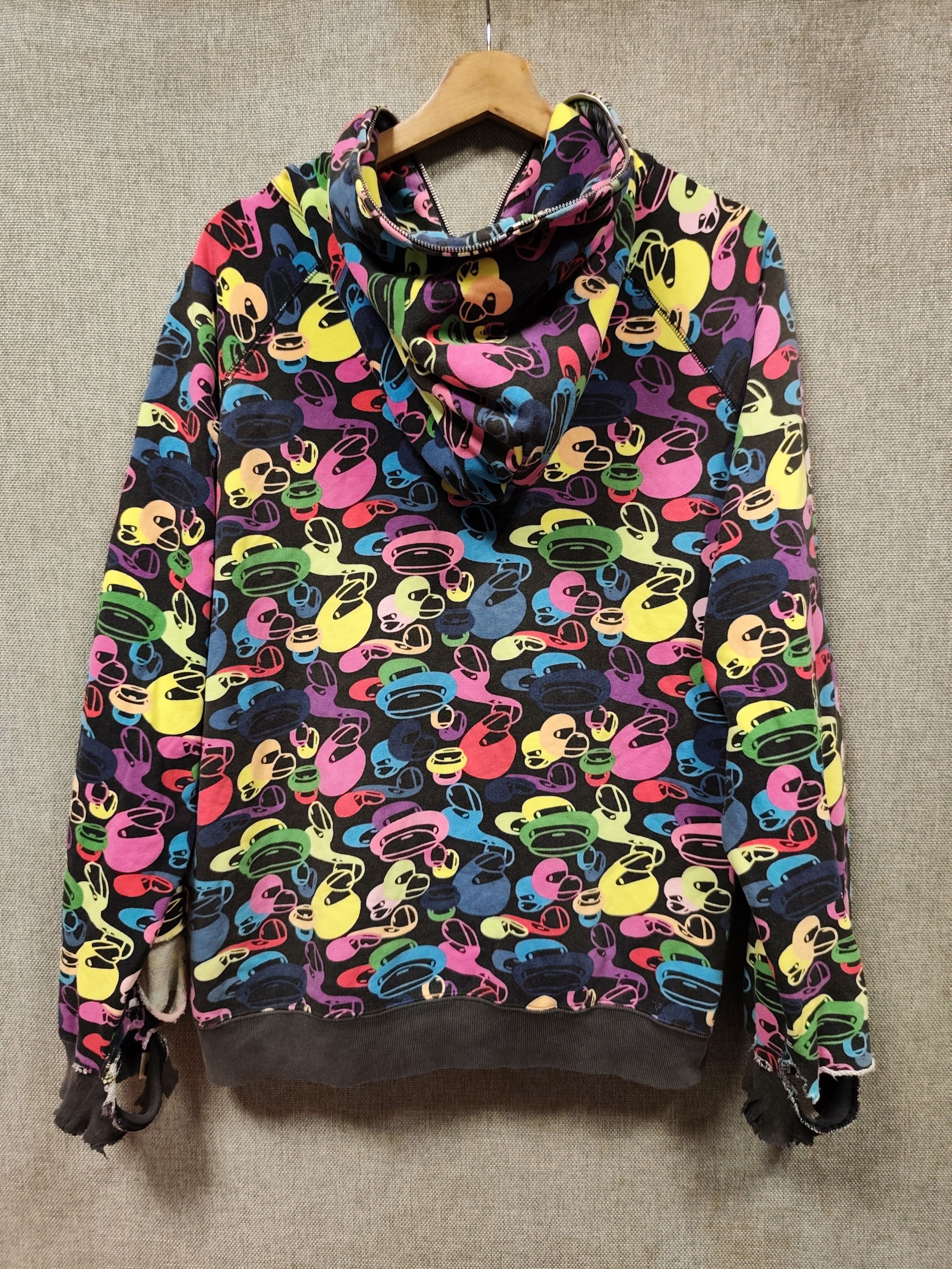 Bape × Vintage 2007 BAPE Baby Milo Multi Camo Full Zip Distressed Size US M / EU 48-50 / 2 - 2 Thumbnail