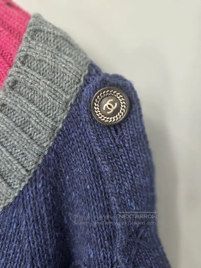 Chanel Chanel Contrast colour knitted sweater Size XS / US 0-2 / IT 36-38 - 3 Thumbnail