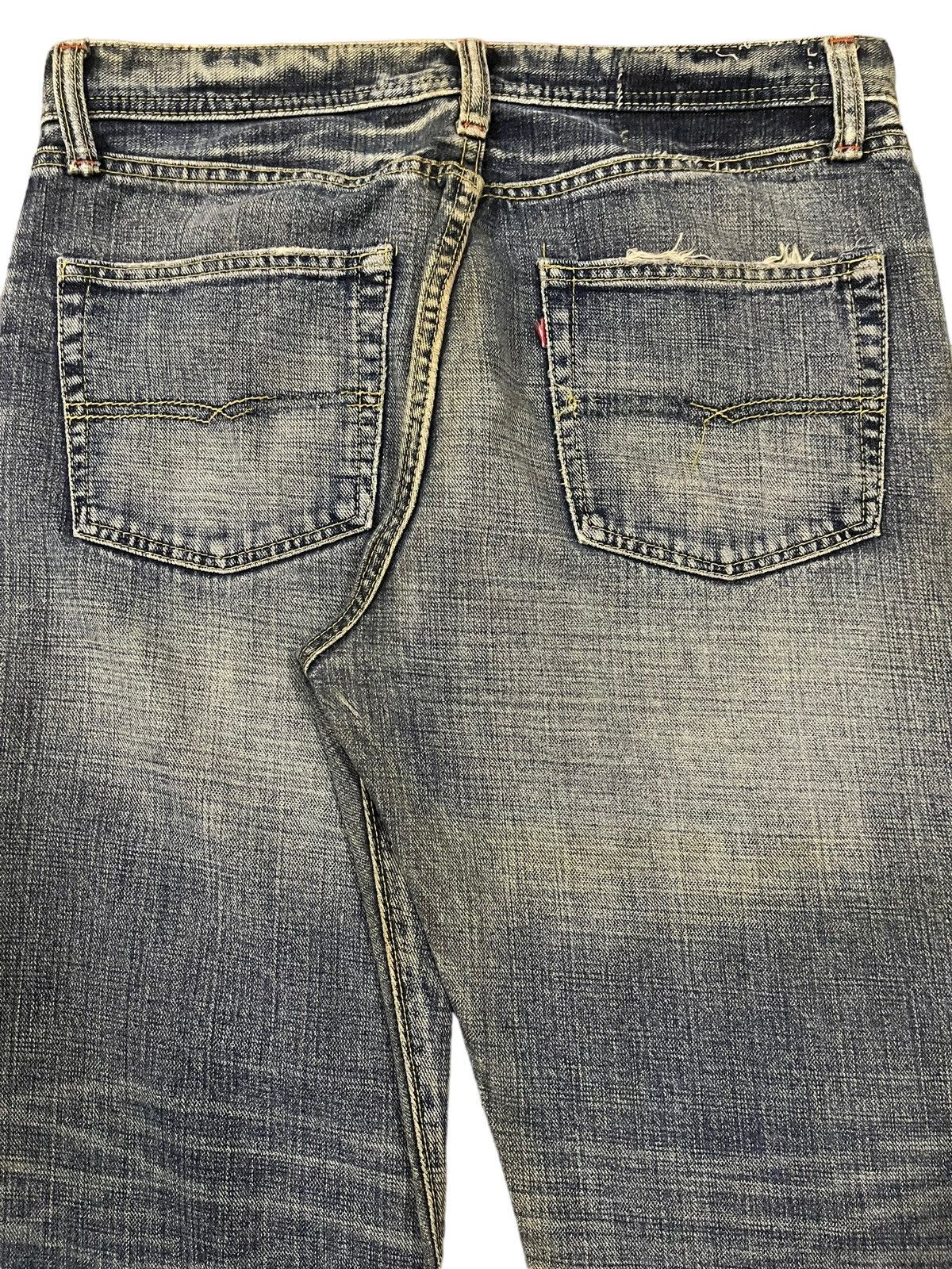Evisu Vintage Japanese Brand Blue Wash Distressed Style Jeans Size US 32 / EU 48 - 6 Thumbnail