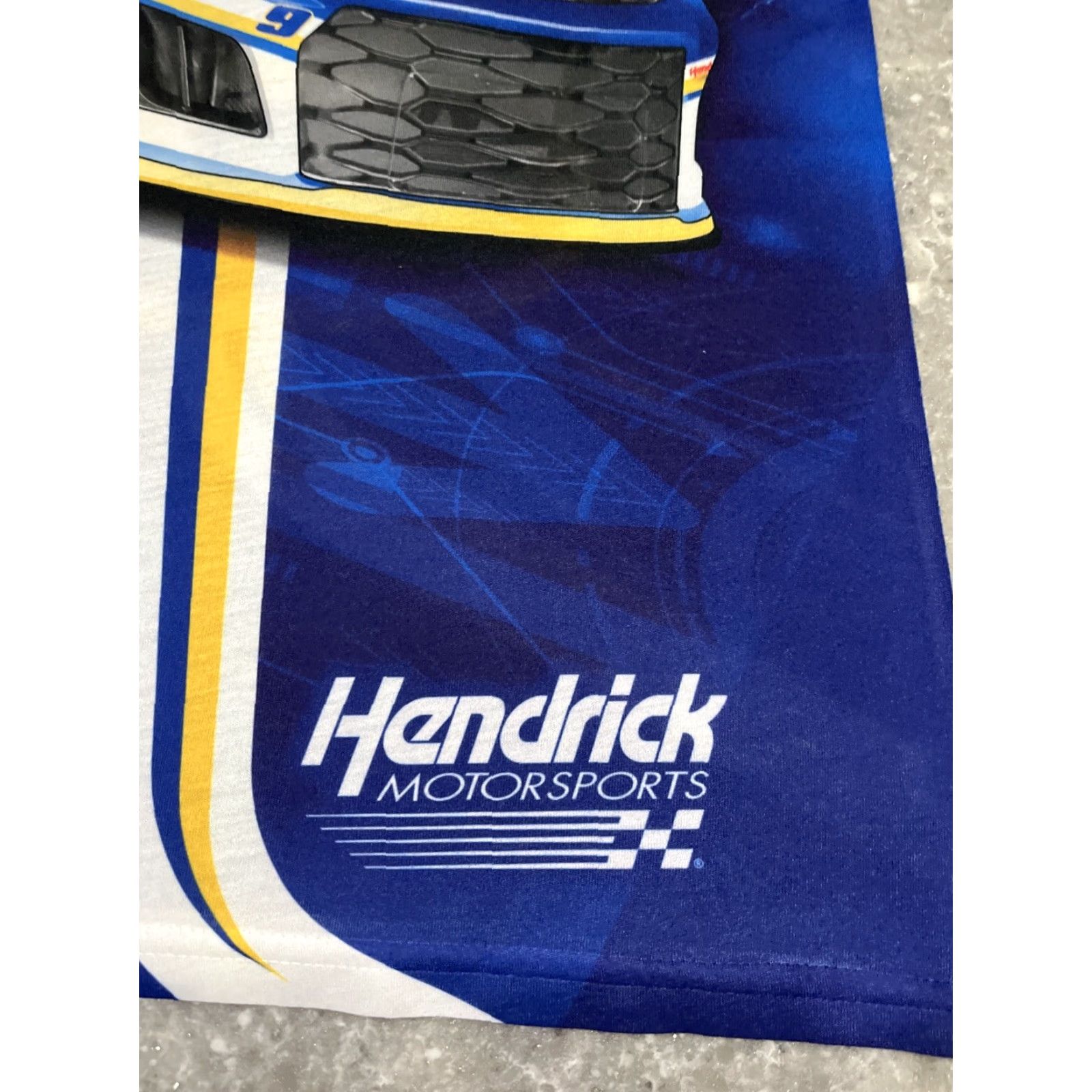 NASCAR Hendricks Motorsports Chase Elliot #9 Tshirt Men L Blue Graphic Print Nascar Racing AOP Shirt Size US L / EU 52-54 / 3 - 2 Thumbnail
