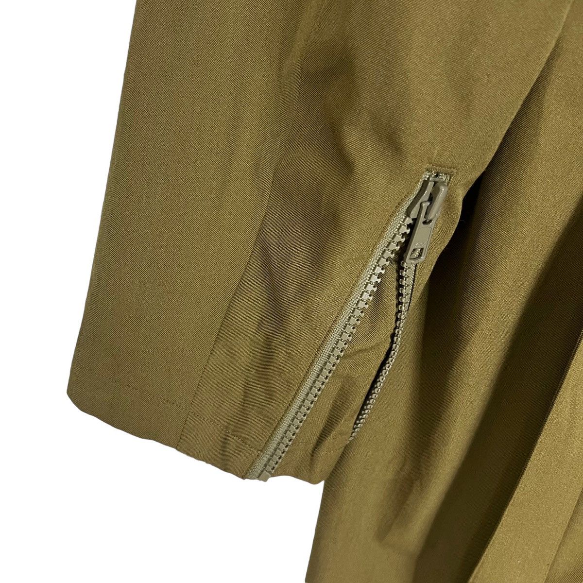 Yohji Yamamoto Dark Green Long Coat Large Notch Lapel Collar Size US L / EU 52-54 / 3 - 9 Thumbnail