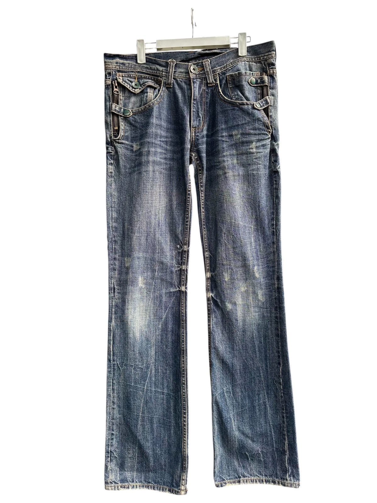Kapital 💥Russ-k💥 Bootcut Flare Multipocket💥 Size US 32 / EU 48 - 3 Thumbnail