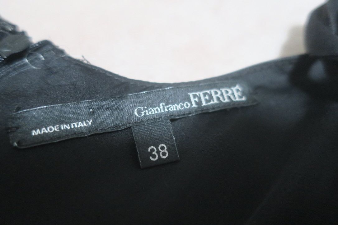 Gianfranco Ferre Sleeveless Silk Insert Wool Italy Made Size S / US 4 / IT 40 - 12 Thumbnail