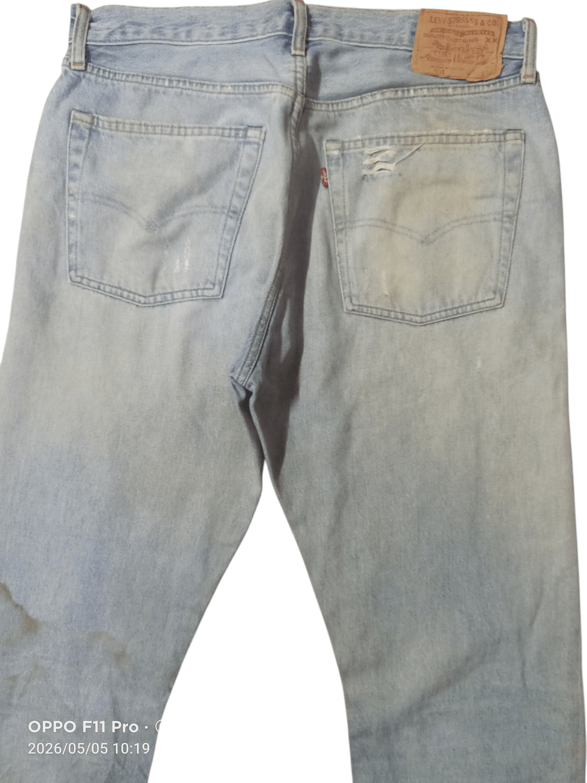 Levi's Vintage Clothing 💥Vintage Levi's 501 LVC Redselvedge Men 35x34 Size US 35 - 2 Thumbnail