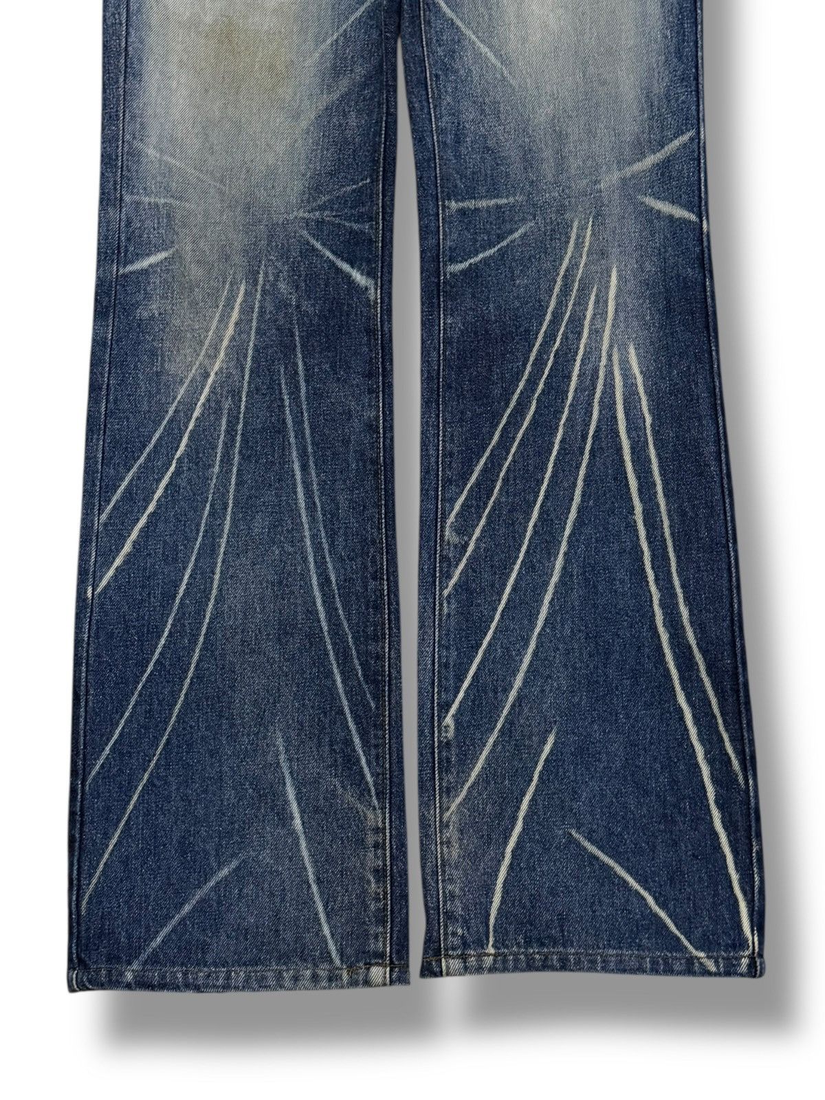 If Six Was Nine Vintage 00s GL Heart Japanese Archive Whisker Denim Jeans 28 Size US 28 / EU 44 - 6 Thumbnail