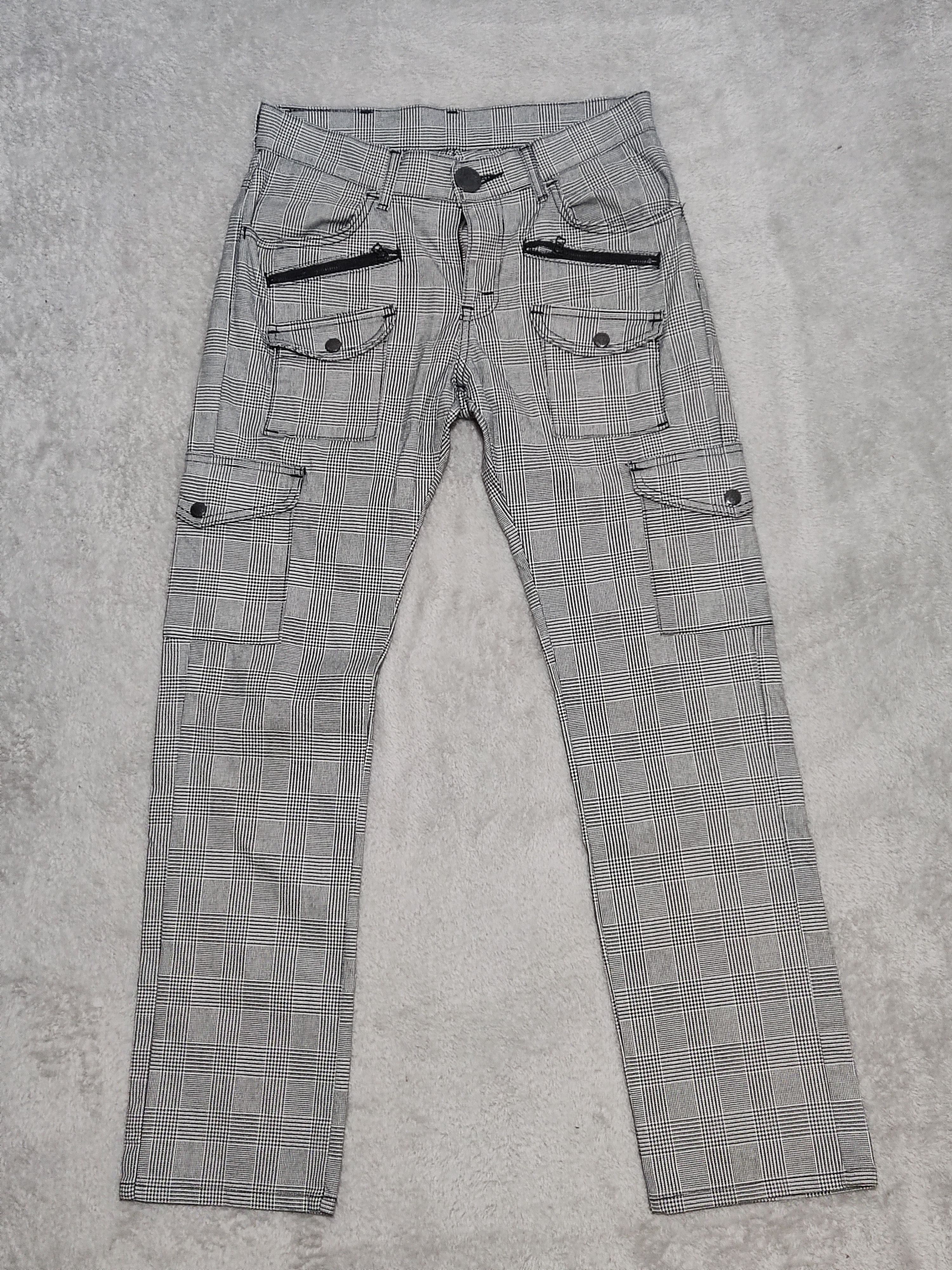 Lee Lee x Streetwear Multipockets Punk Plaid Cargo Pants Size 30 Size US 30 / EU 46 - 1 Thumbnail