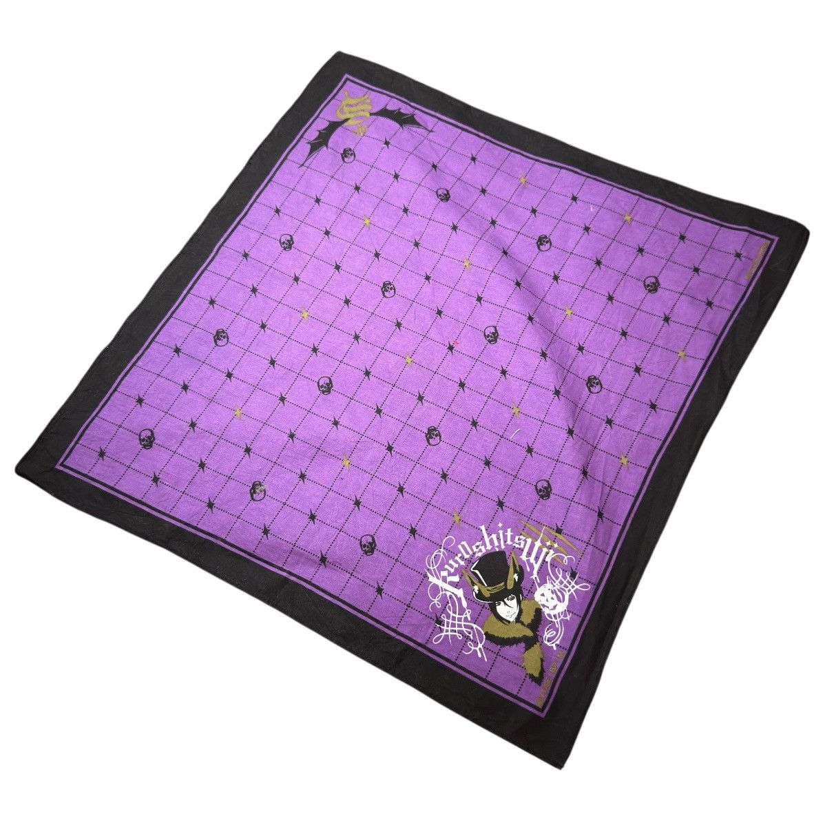 Hysteric Glamour Anime Black Butler Kuroshisuji Handkerchief Bandana Archive Size ONE SIZE - 3 Thumbnail