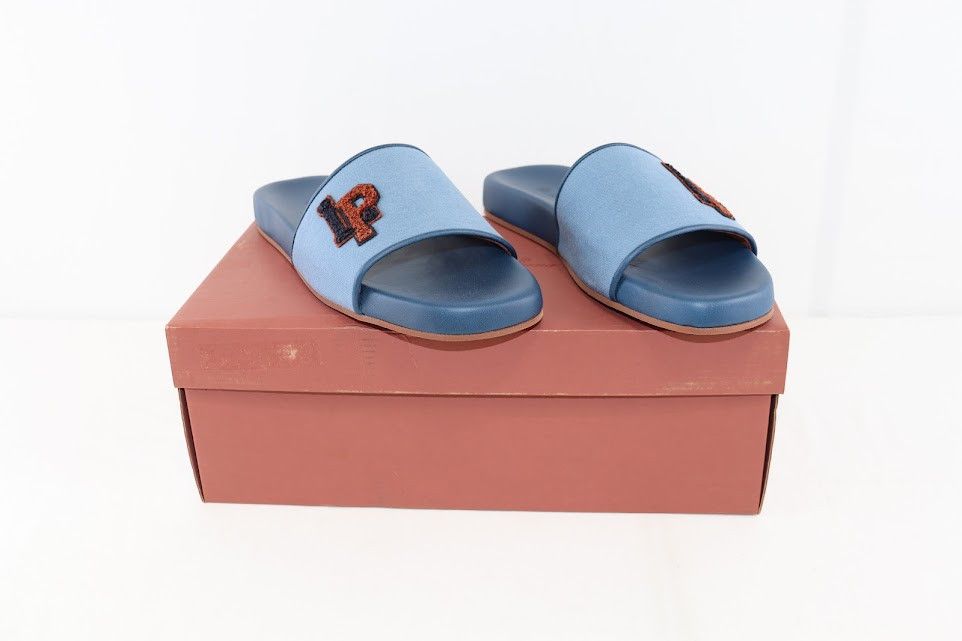 Loro Piana o1rshd1 LP College Walk Sea-Slide in Blue Size US 9 / EU 42 - 11 Thumbnail