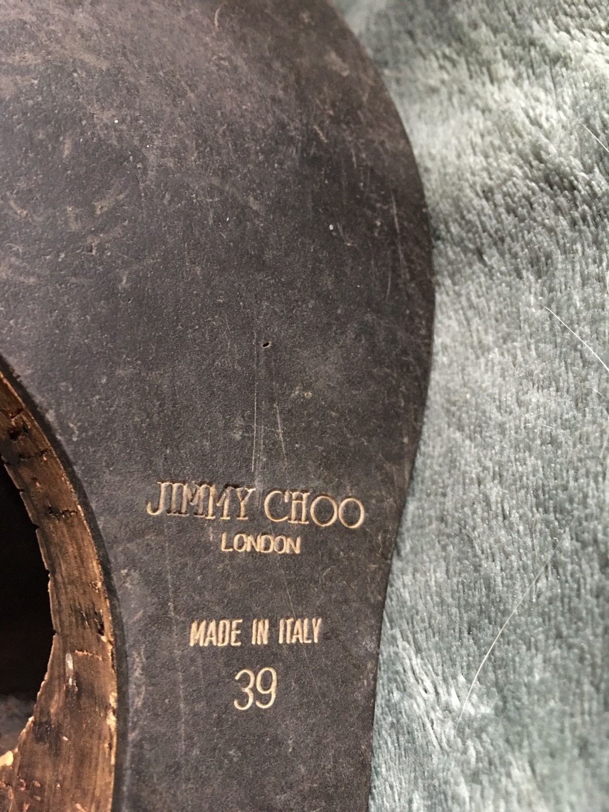 Jimmy Choo Jimmy Choo Multicolor Python Leather Penelop Wedge Sandals Size US 9 / IT 39 - 14 Thumbnail