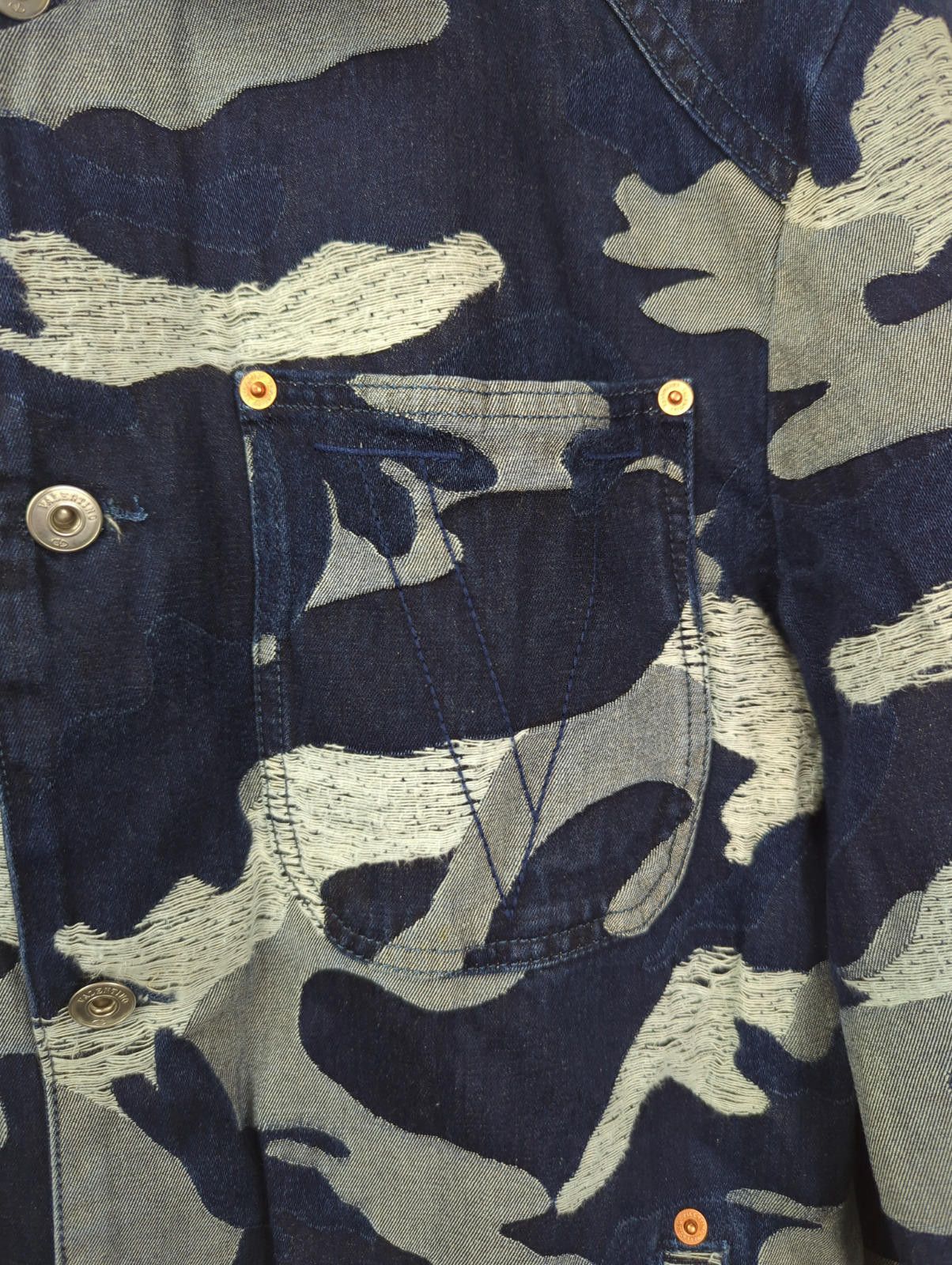 Valentino VALENTINO Sz IT 48 Camouflage Jacquard 2 PIECE SET Size US M / EU 48-50 / 2 - 12 Thumbnail