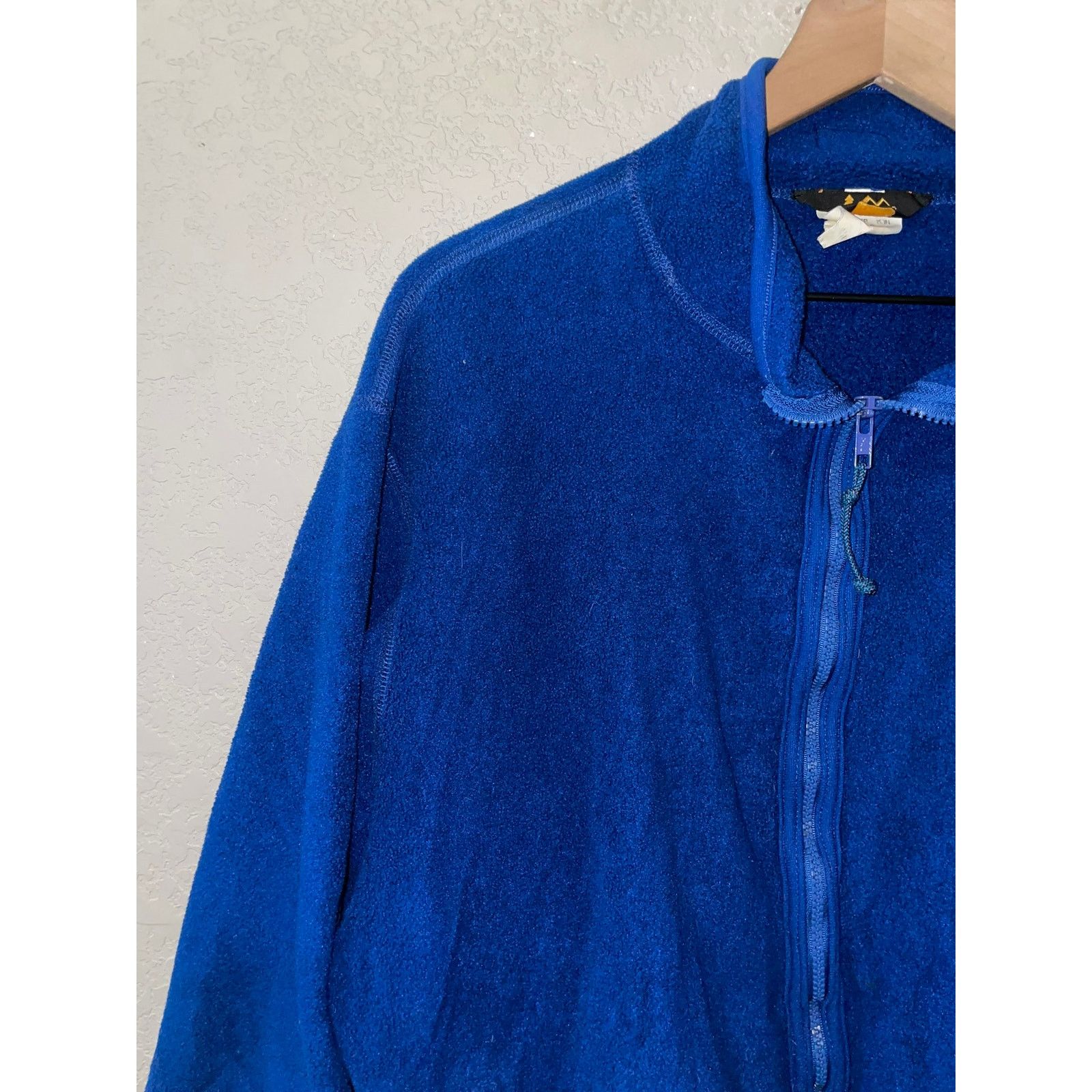 Rei Vintage REI Outdoor Gear Blue Full Zip Fleece Jacket VTG L Size US L / EU 52-54 / 3 - 3 Thumbnail