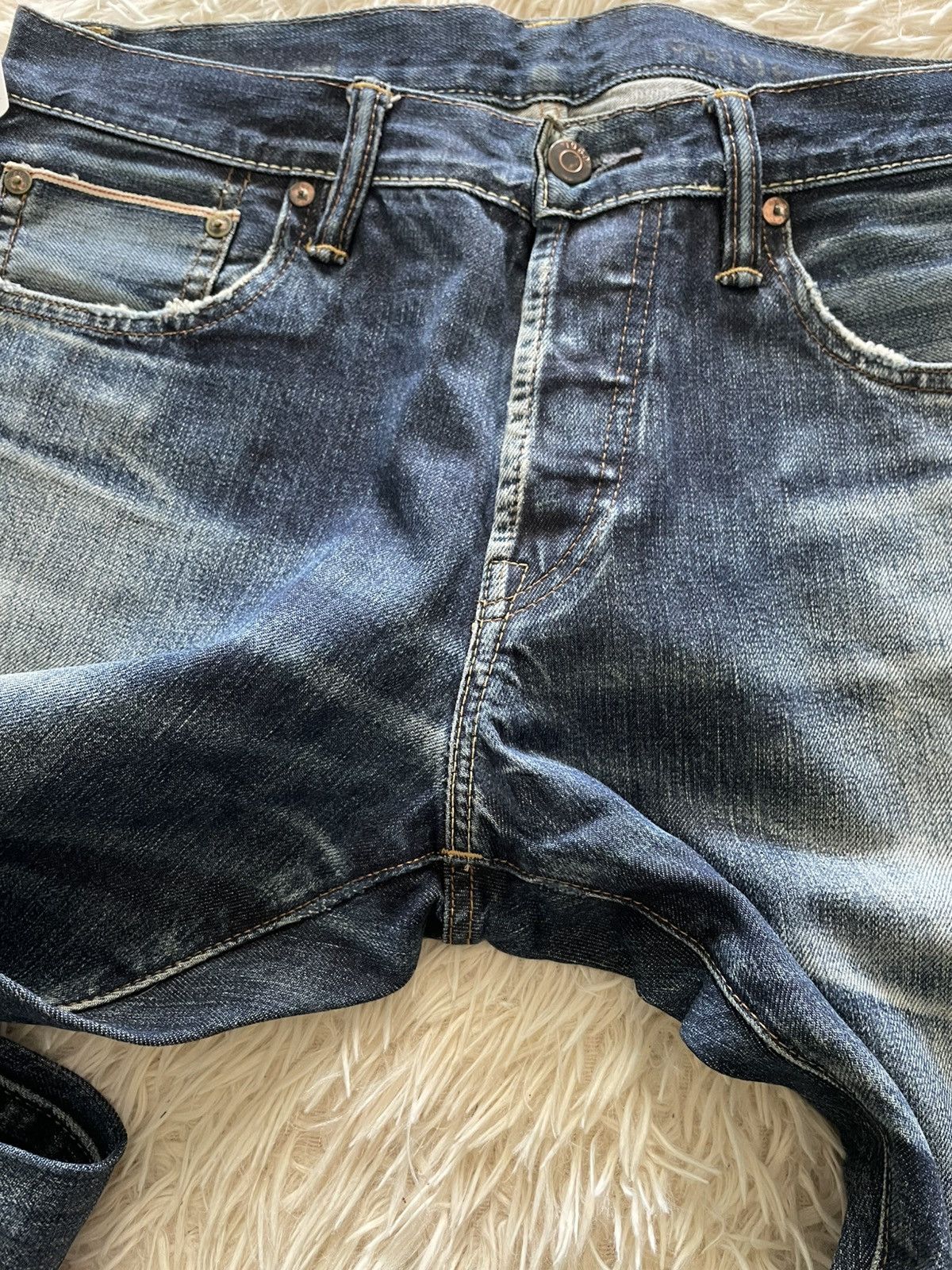 Gap Final Drop💥Rusty Distressed GAP 1969 Selvedge (UNI-04) Size US 32 / EU 48 - 10 Thumbnail