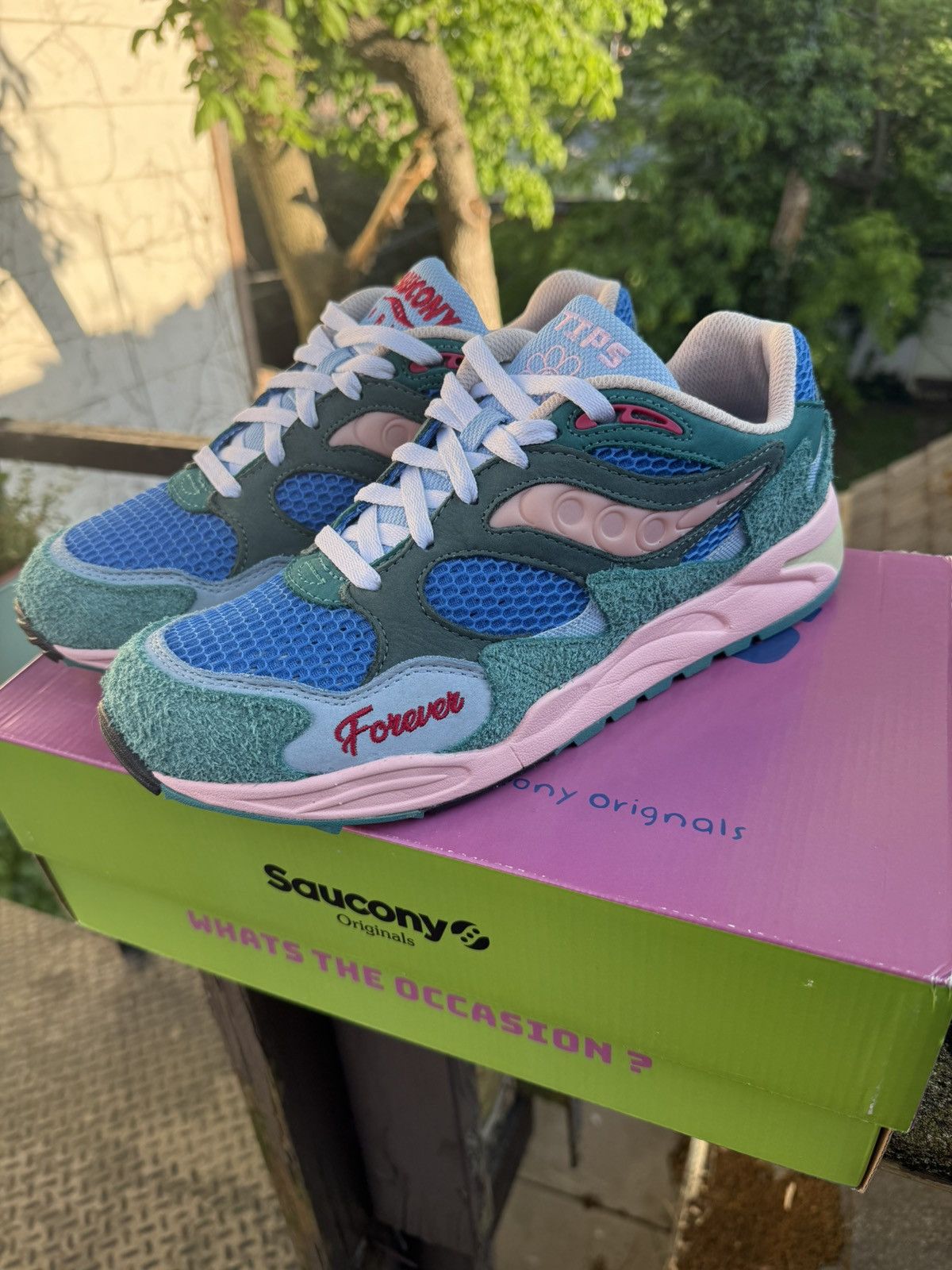 Saucony Jae Tips Saucony Grid Shadow 2 “What’s the Occasion” Sz 11 Size US 11 / EU 44 - 1 Thumbnail