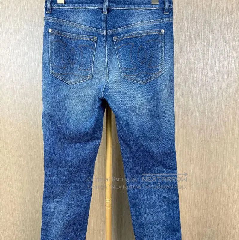 Chanel Chanel M Blue Cotton Women’s Jeans . Size 28" / US 6 / IT 42 - 2 Thumbnail