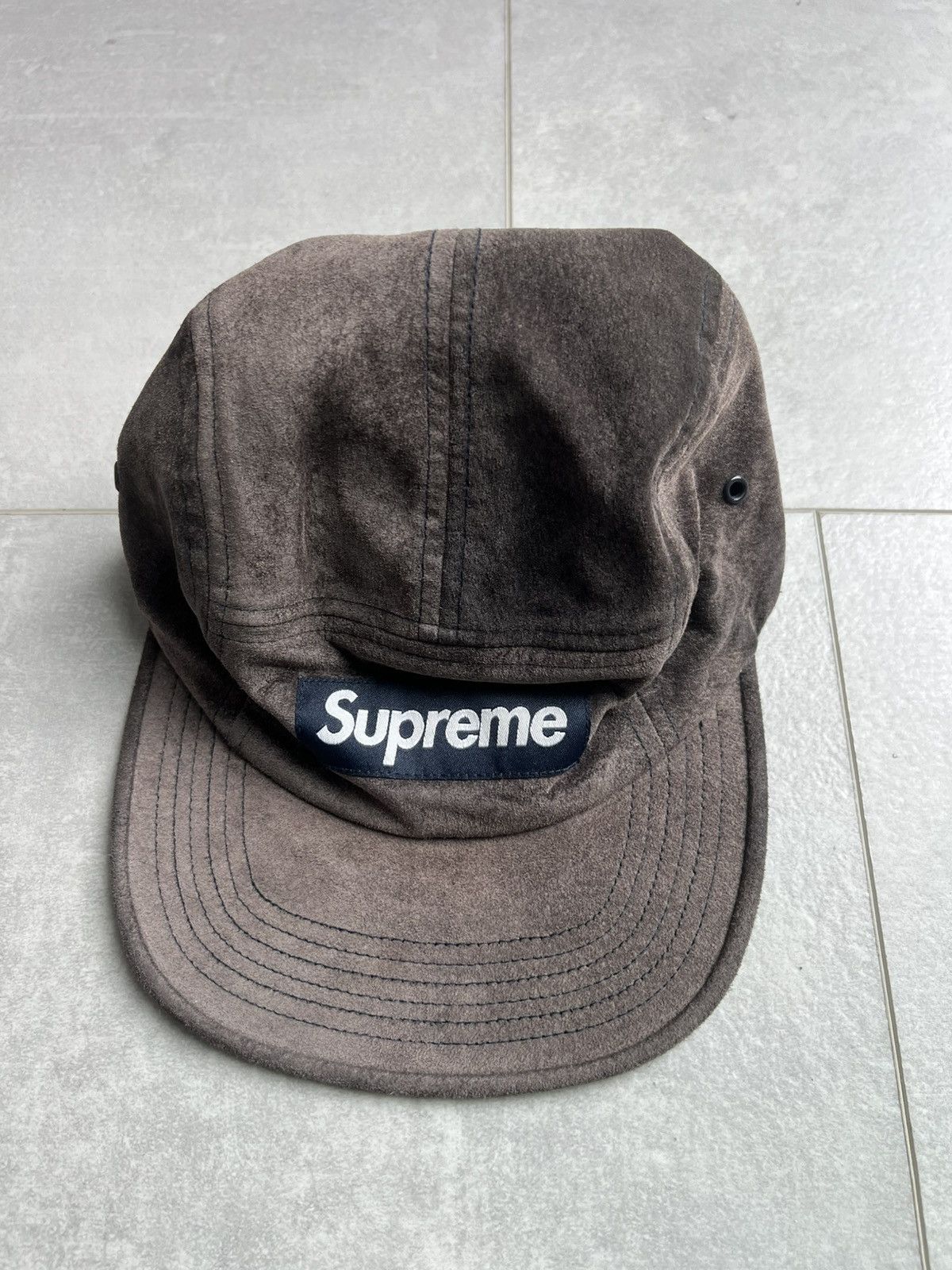 Supreme Archival Supreme Microfiber Box Cap (Early 2000s) Size ONE SIZE - 1 Thumbnail