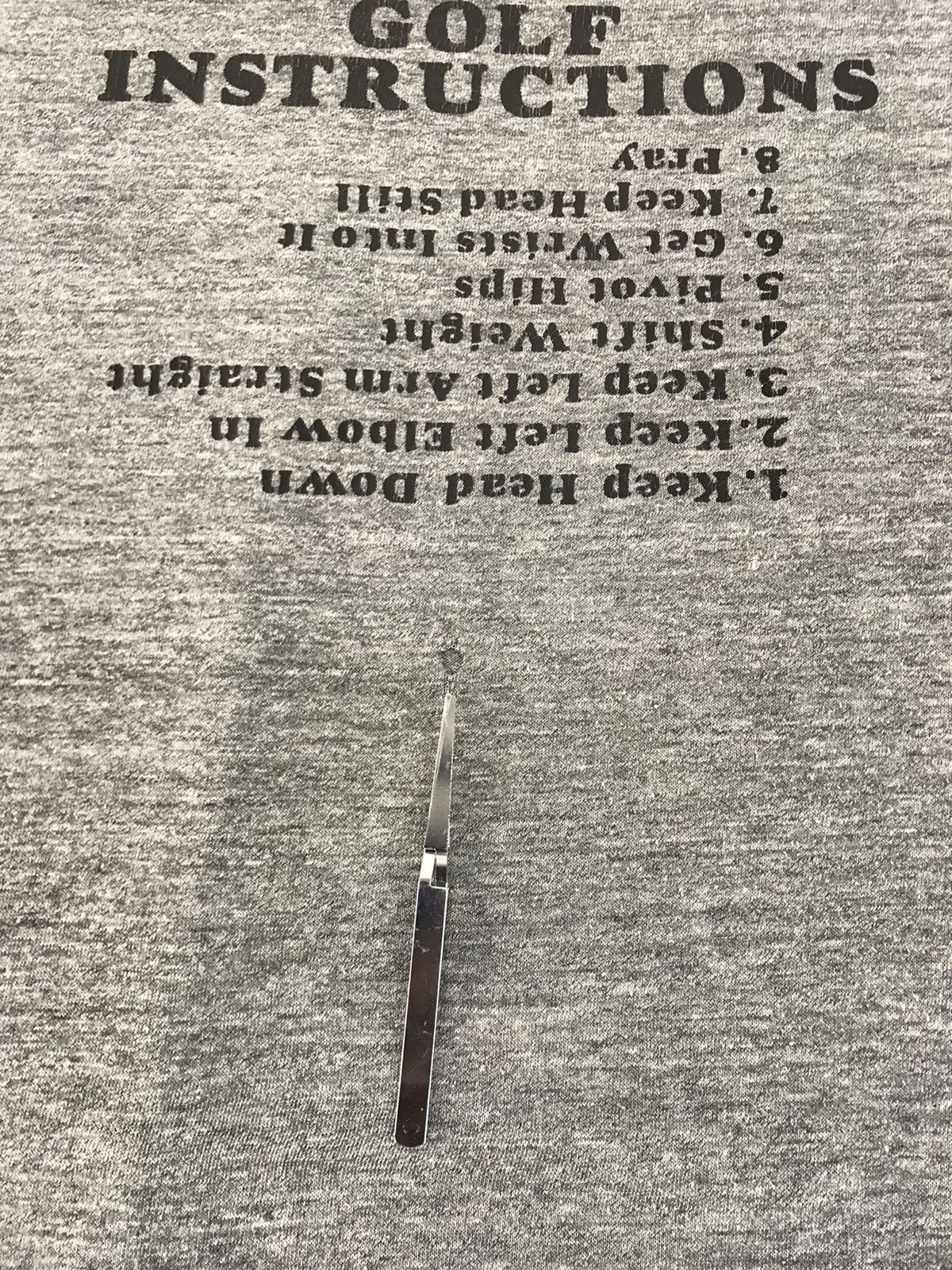 Jerzees 90s Golf Instruction Humors Tag Jerzees 13% Rayon Tee Size US XL / EU 56 / 4 - 13 Thumbnail