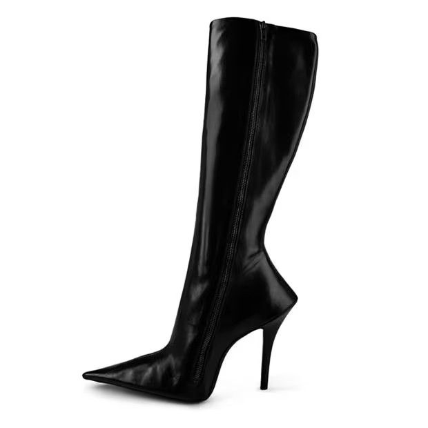 Balenciaga o1g2r1mq0924 Witch Boots in Black Size US 9 / IT 39 - 2 Thumbnail
