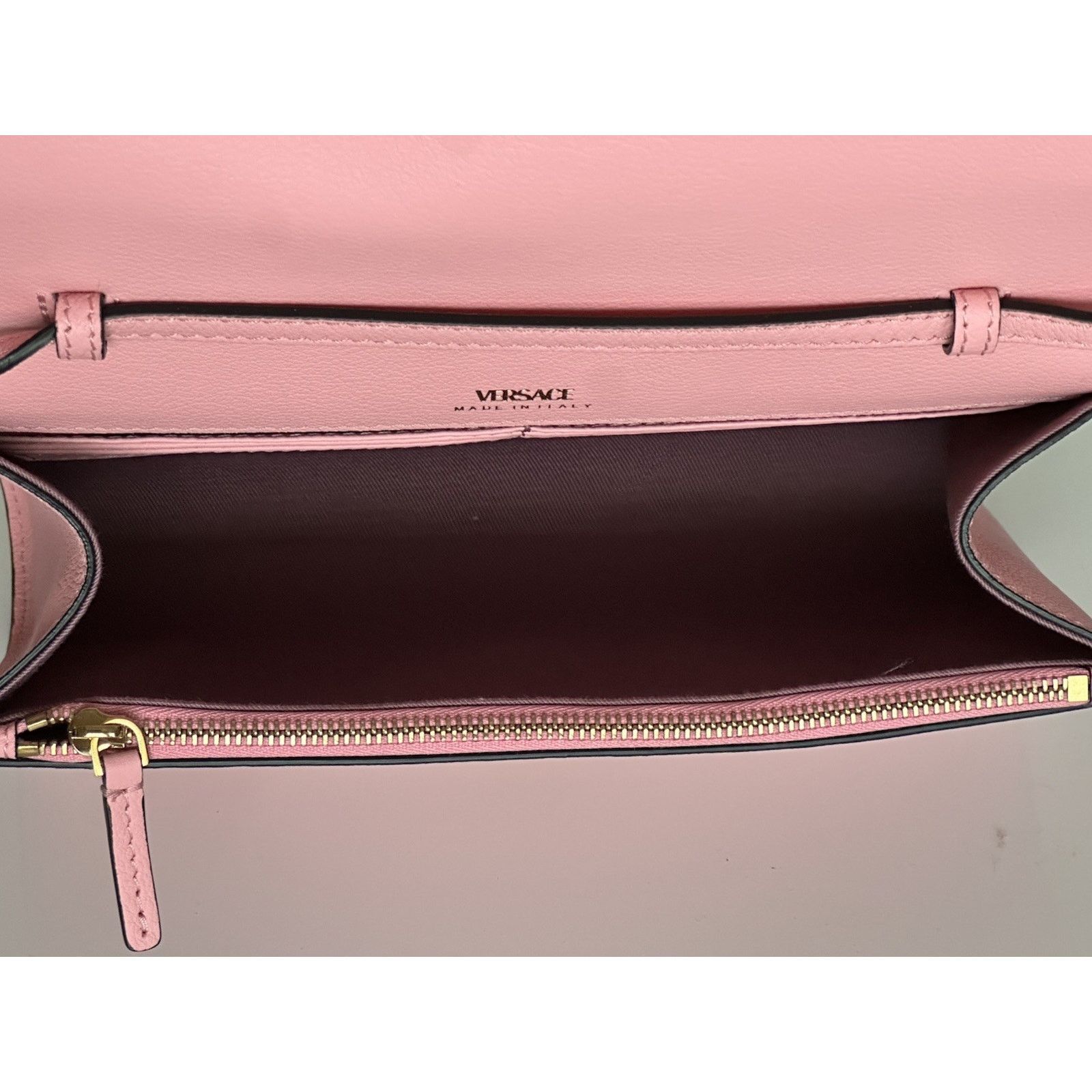 Versace Versace Medusa Leather Mini Pink Shoulder Bag Italy 1021608 Size ONE SIZE - 11 Thumbnail