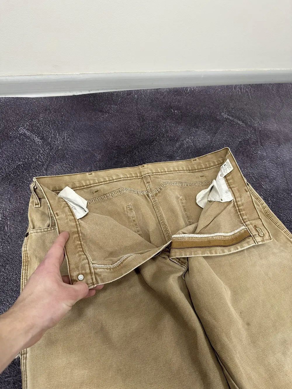 Dickies Vintage 90s Dickies Carpenter Opium Faded Cargo Work Pants Size US 38 / EU 54 - 17 Thumbnail