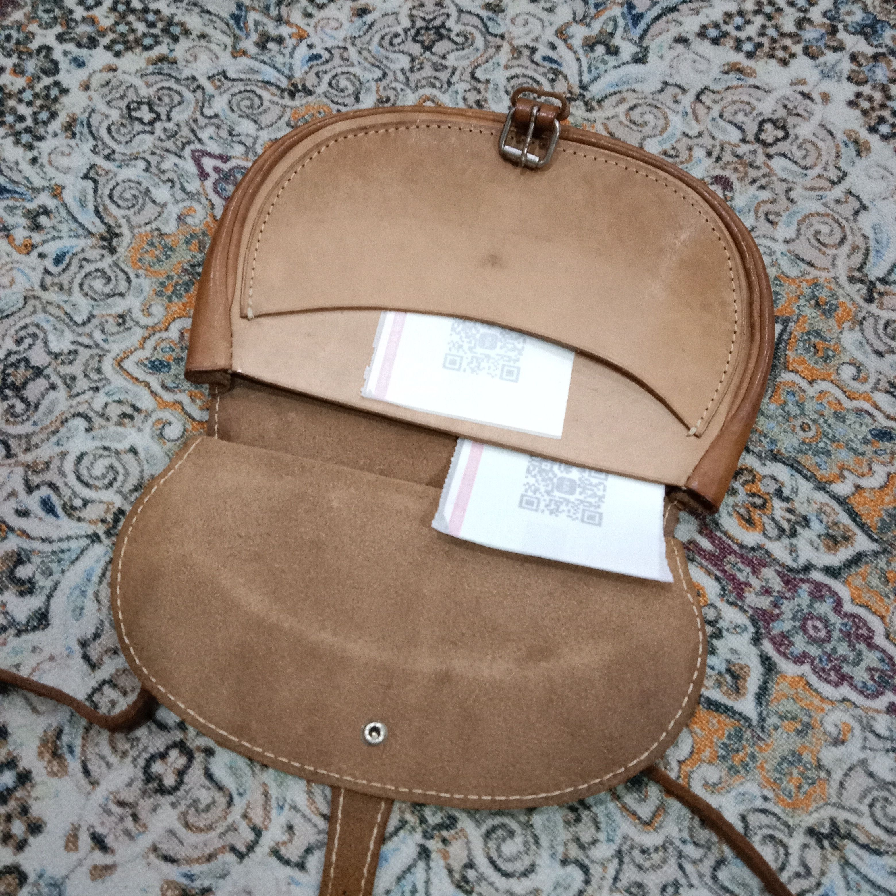 Genuine Leather Vintage Genuine Leather Mini Saddle Crossbody Bag Size ONE SIZE - 9 Thumbnail